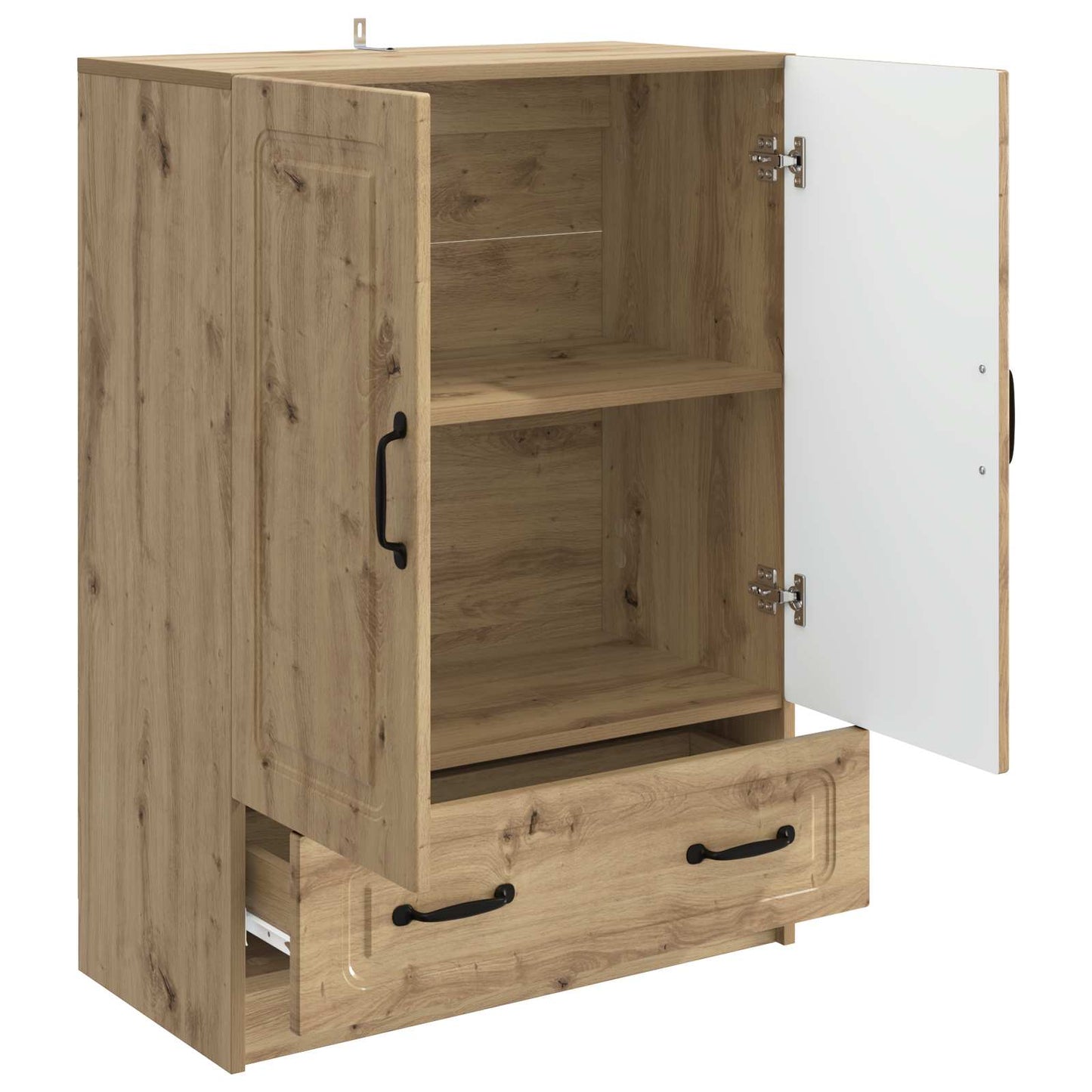 vidaXL Πλαϊνό γραφείο Artisan Δρυς 66 x 34,5 x 92 εκ.