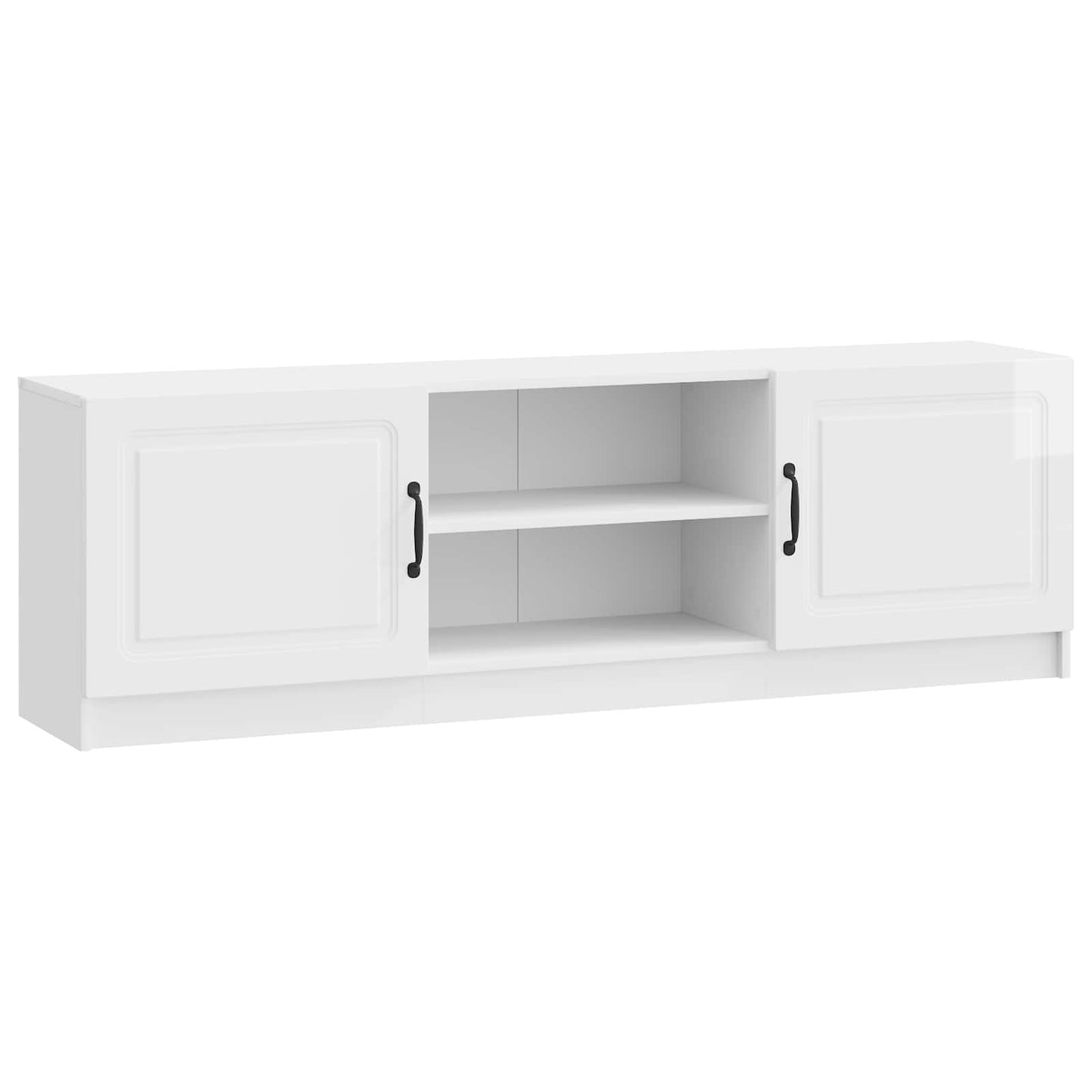 vidaXL Ντουλάπι TV Γυαλιστερό Λευκό 150 x 31 x 47 εκ
