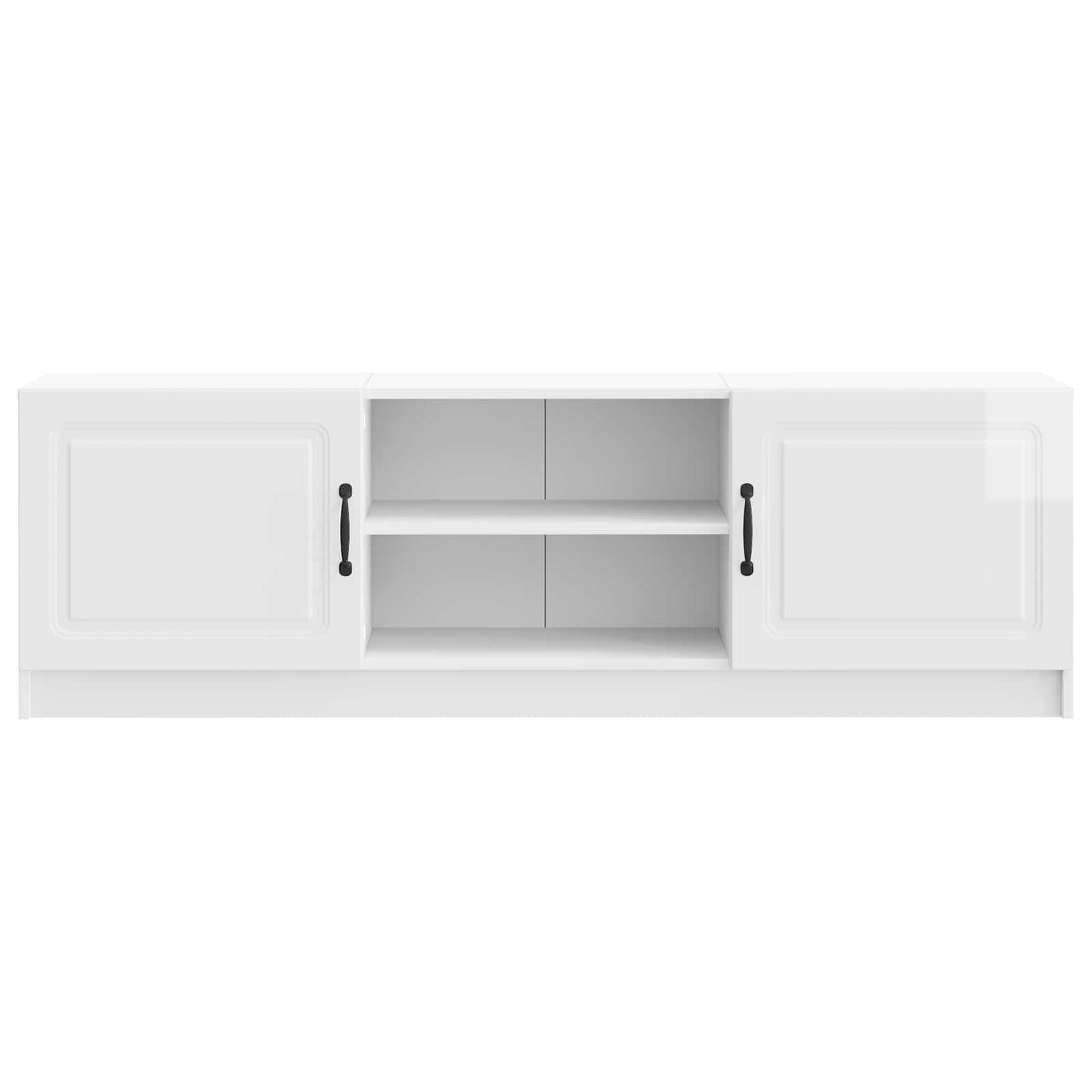 vidaXL Ντουλάπι TV Γυαλιστερό Λευκό 150 x 31 x 47 εκ