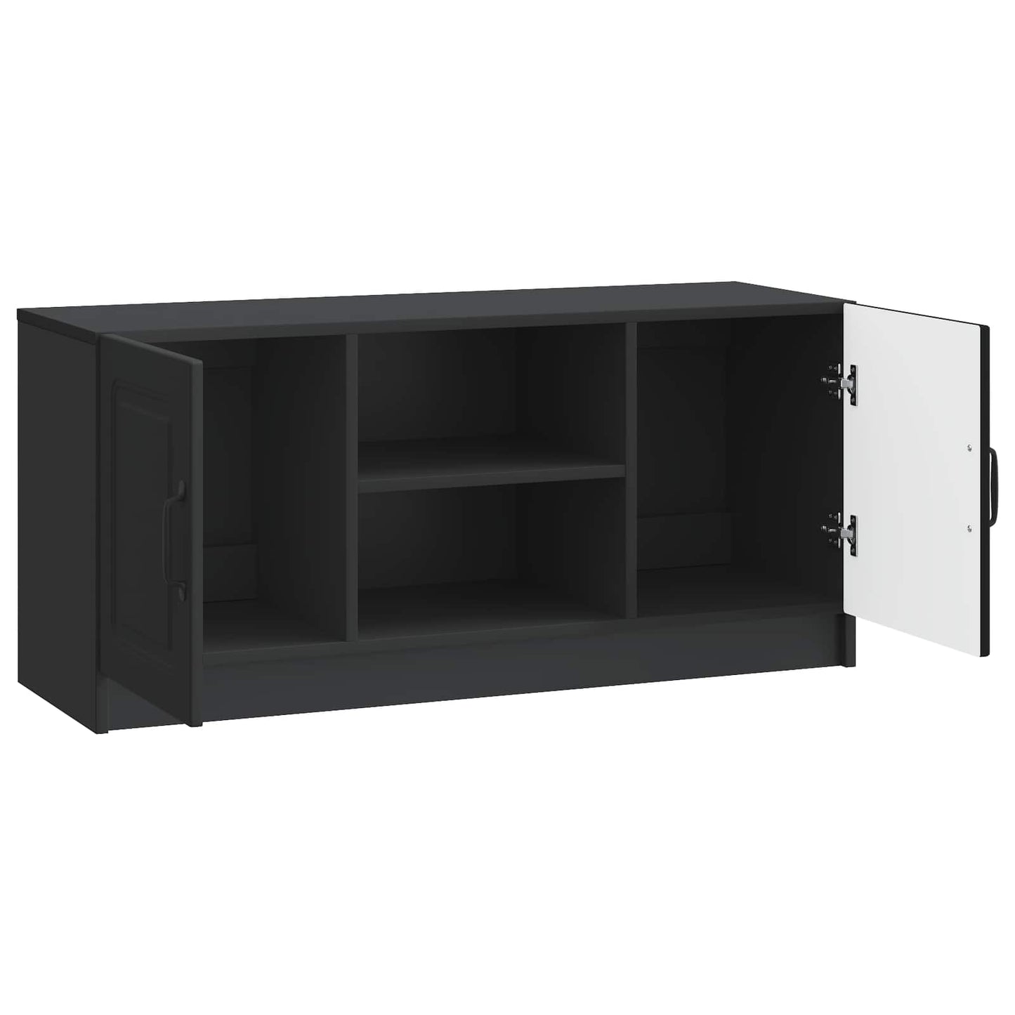vidaXL Ντουλάπι TV Μαύρο 102 x 34,5 x 47 εκ Επεξεργασμένο Ξύλο