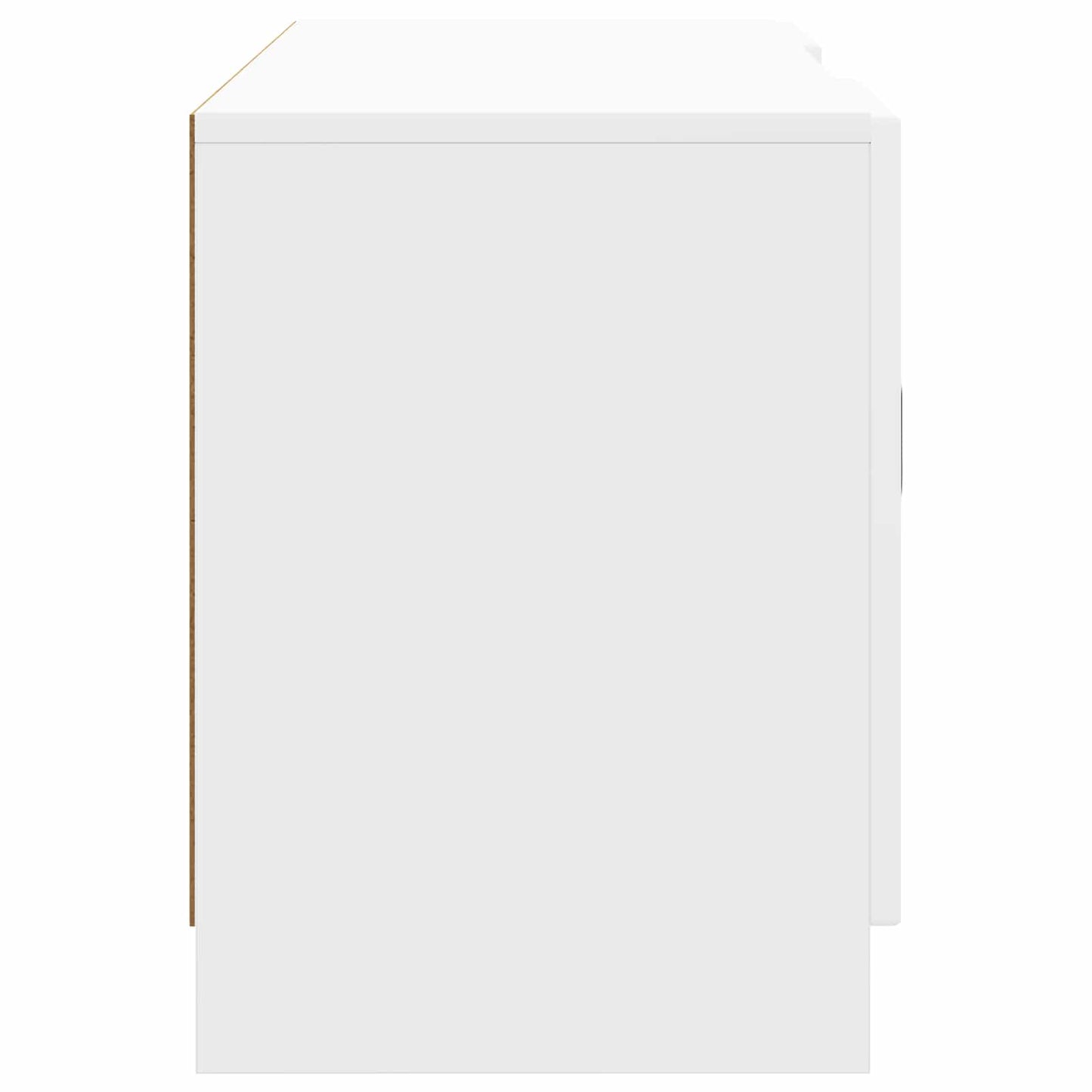 vidaXL Ντουλάπι TV Γυαλιστερό Λευκό 102 x 34,5 x 47 εκ