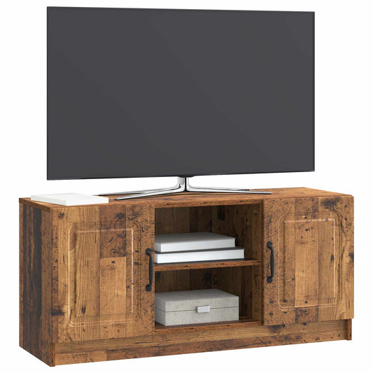 vidaXL Ντουλάπι TV Παλαιωμένο ξύλο 102 x 34,5 x 47 εκ