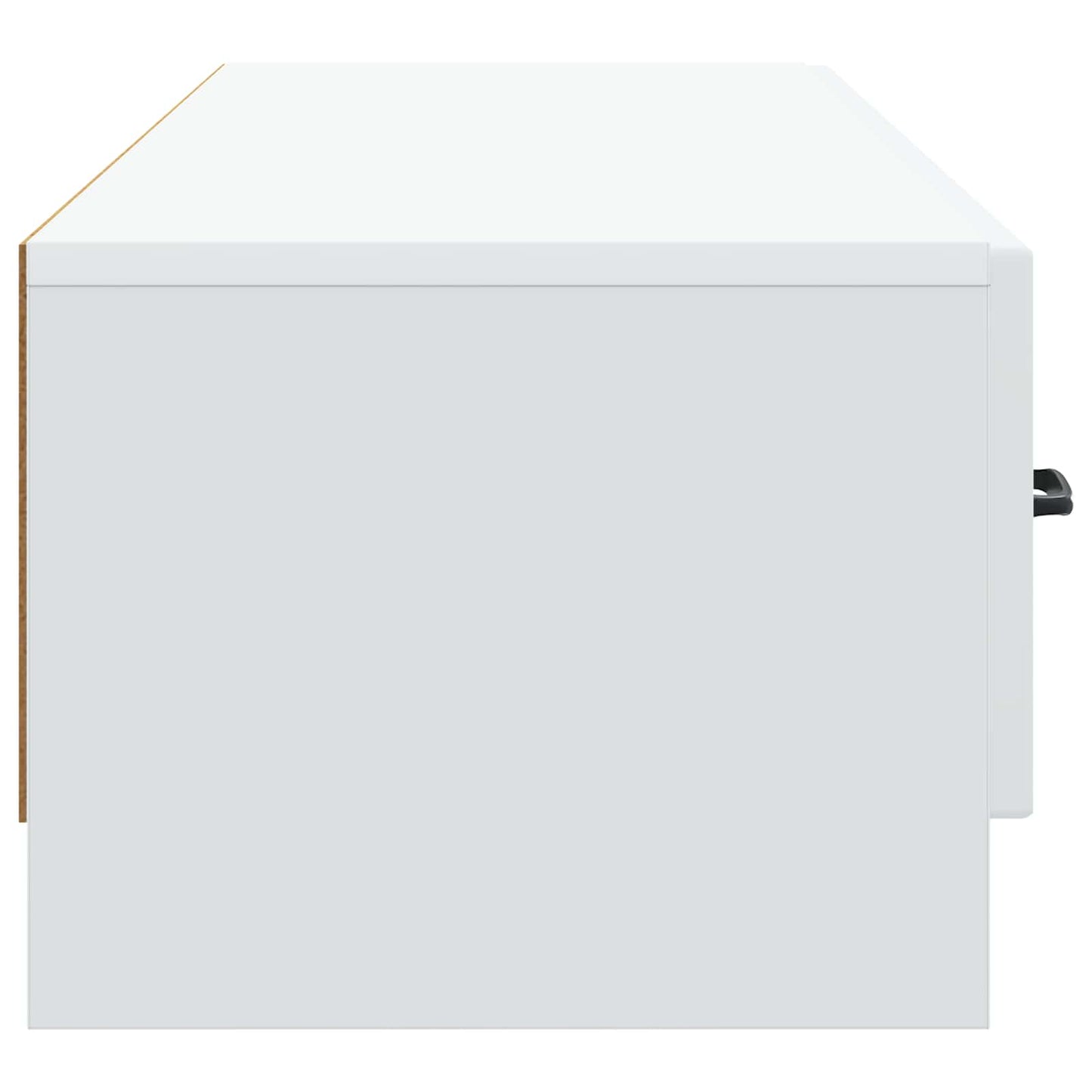 vidaXL Ντουλάπι TV Λευκό 147 x 34,5 x 27 εκ Επεξεργασμένο Ξύλο