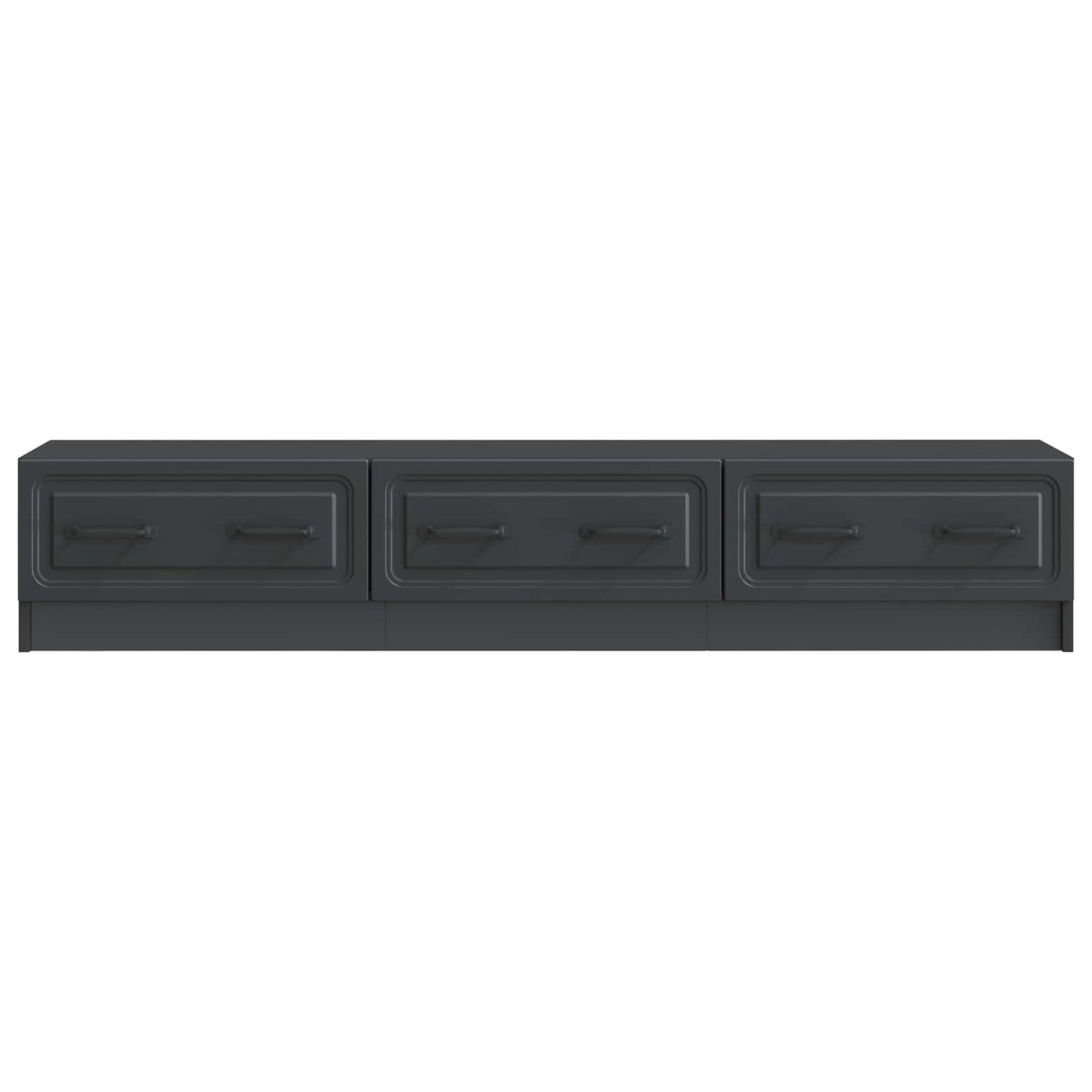 vidaXL Ντουλάπι TV Μαύρο 147 x 34,5 x 27 εκ Επεξεργασμένο Ξύλο
