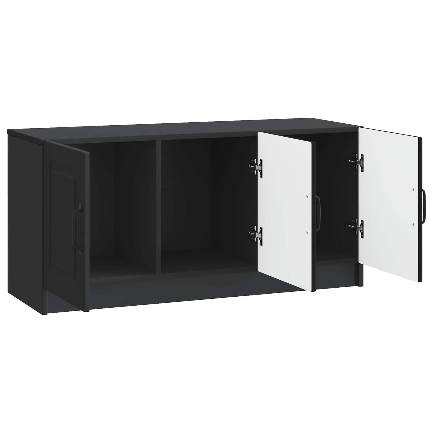 vidaXL Ντουλάπι TV Μαύρο 99 x 34,5 x 47 εκ Επεξεργασμένο Ξύλο