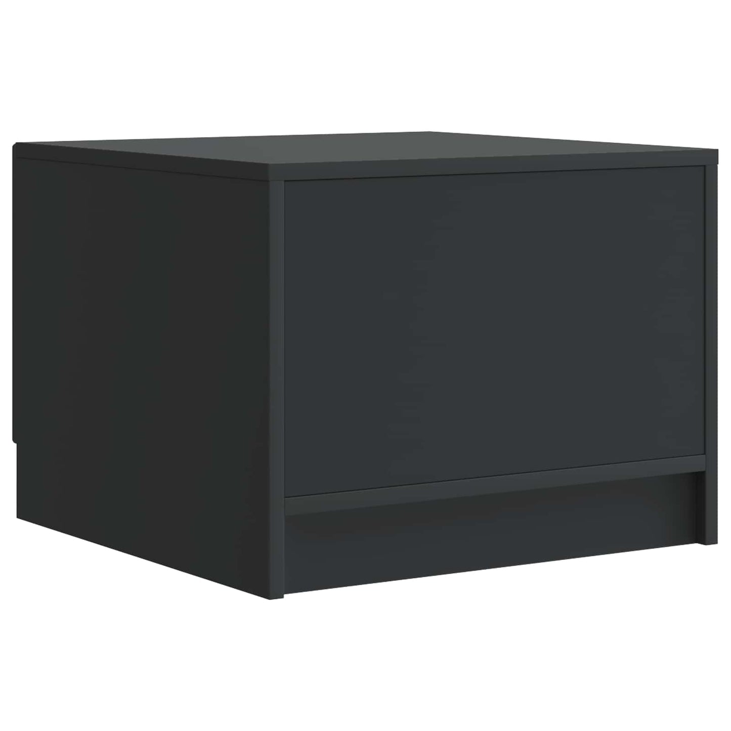vidaXL Τραπεζάκι σαλονιού Μαύρο 49 x 50 x 37 εκ. Επεξεργασμένο Ξύλο