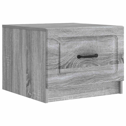 vidaXL Τραπεζάκι σαλονιού με συρτάρι Γκρι Sonoma 49 x 50 x 37 εκ.