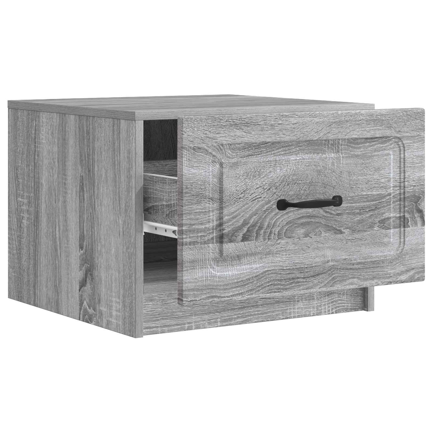 vidaXL Τραπεζάκι σαλονιού με συρτάρι Γκρι Sonoma 49 x 50 x 37 εκ.