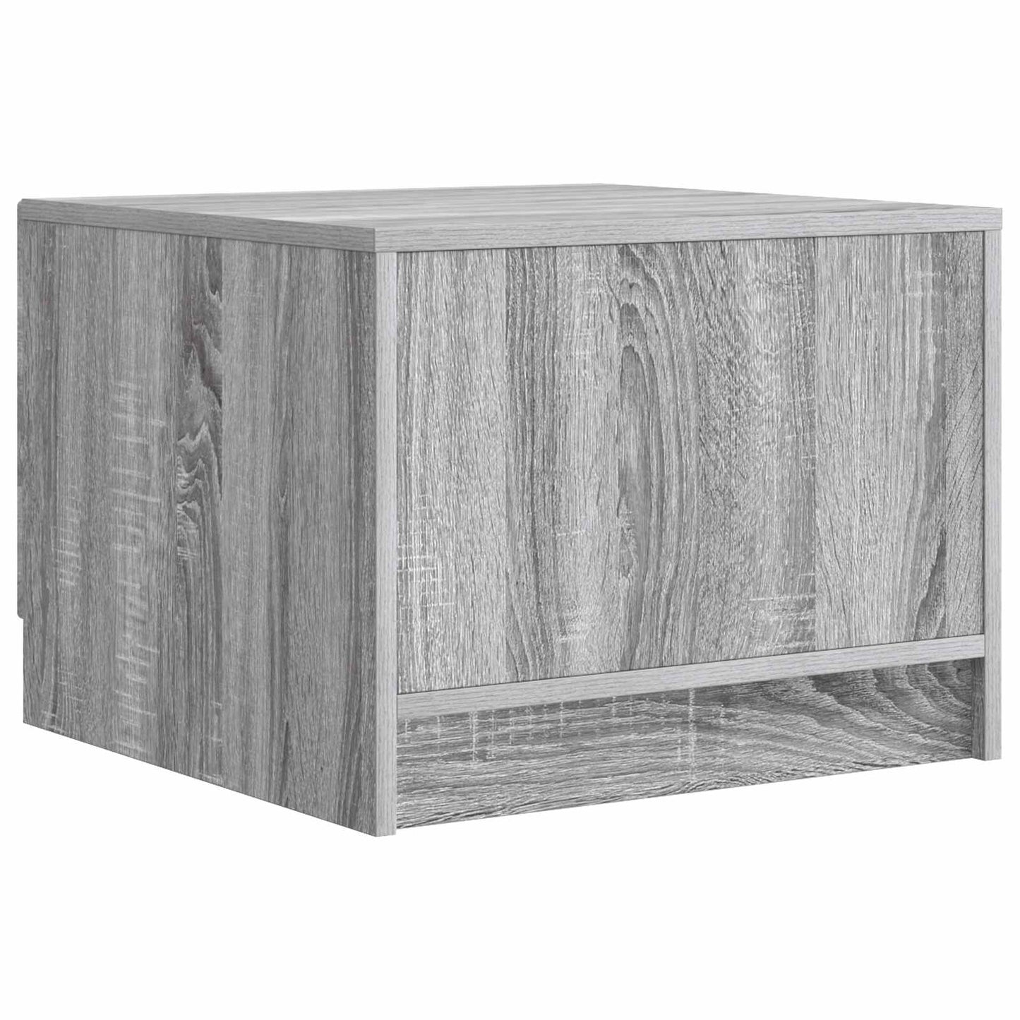 vidaXL Τραπεζάκι σαλονιού με συρτάρι Γκρι Sonoma 49 x 50 x 37 εκ.