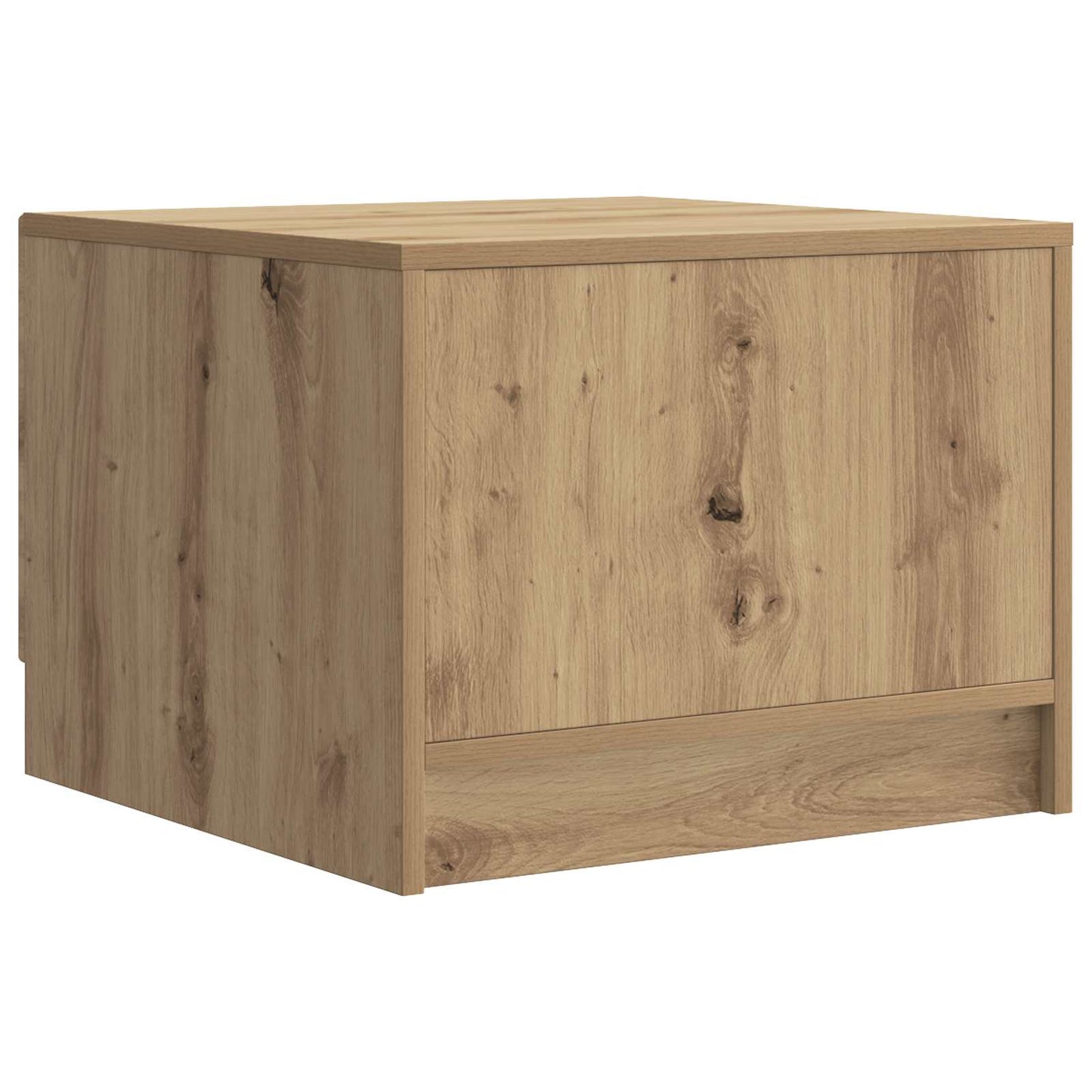 vidaXL Τραπεζάκι σαλονιού με συρτάρι Artisan Δρυς 49 x 50 x 37 εκ.