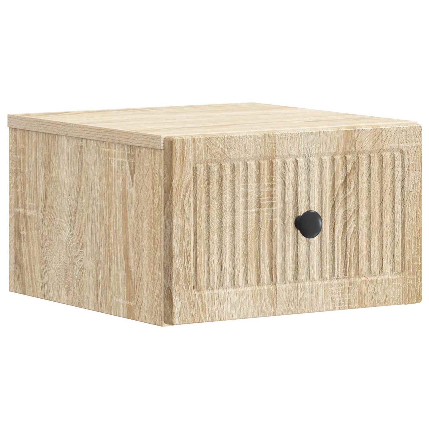 vidaXL Τοίχου Κρεμαστό Κομοδίνο Sonoma Δρυς 33 x 34,5 x 20 εκ