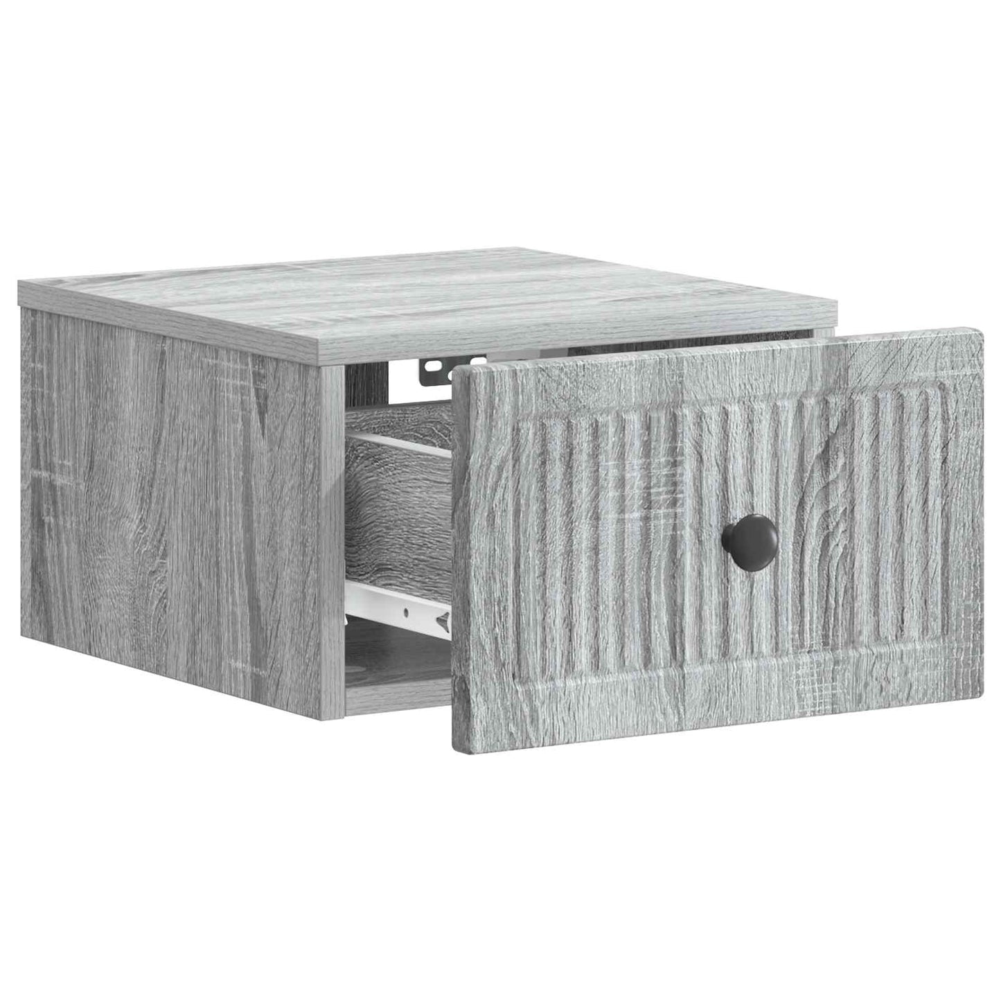 vidaXL Τοίχου Κρεμαστό Κομοδίνο 2 τμχ. Γκρι Sonoma 33 x 34,5 x 20 εκ
