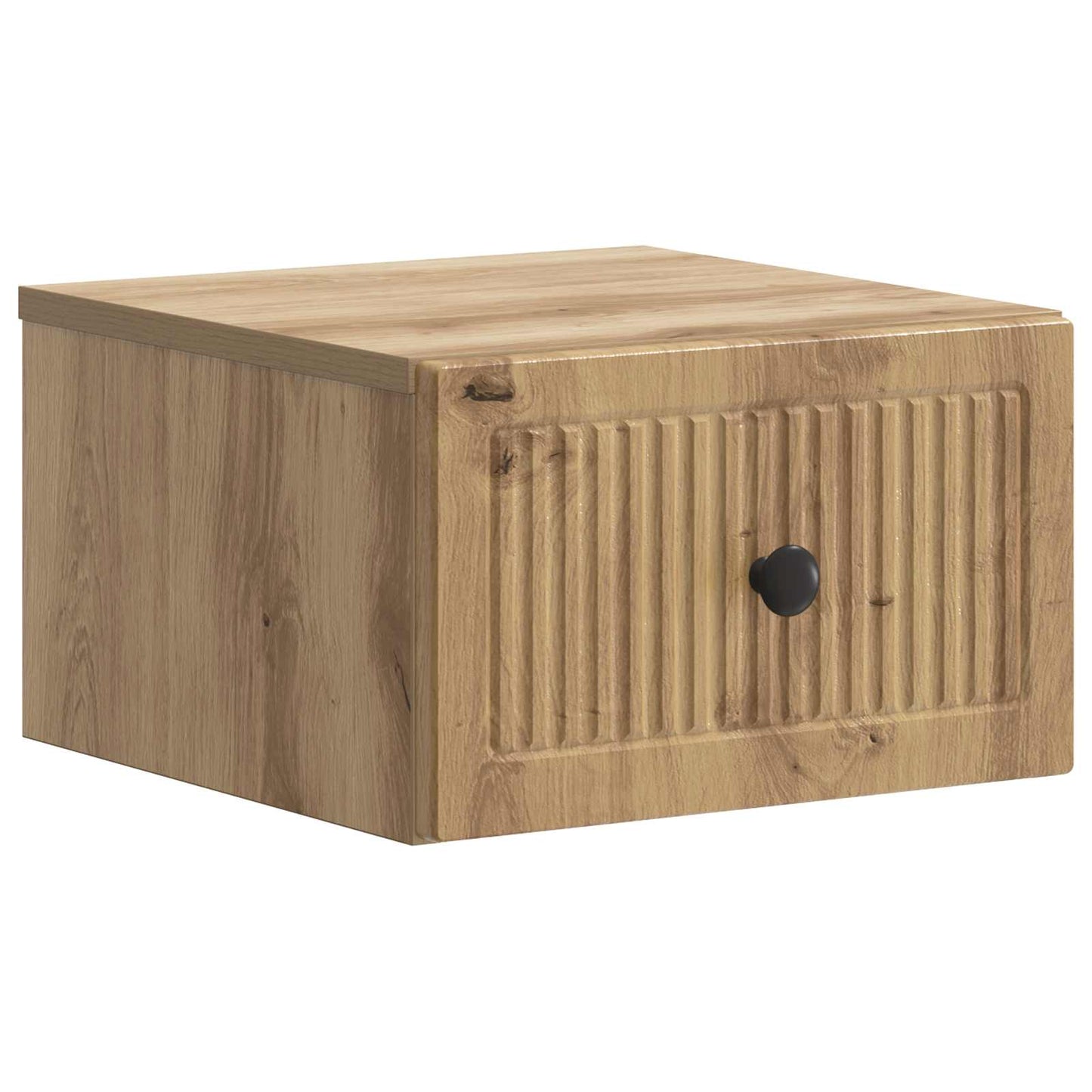 vidaXL Τοίχου Κρεμαστό Κομοδίνο 2 τμχ. Artisan Δρυς 33 x 34,5 x 20 εκ