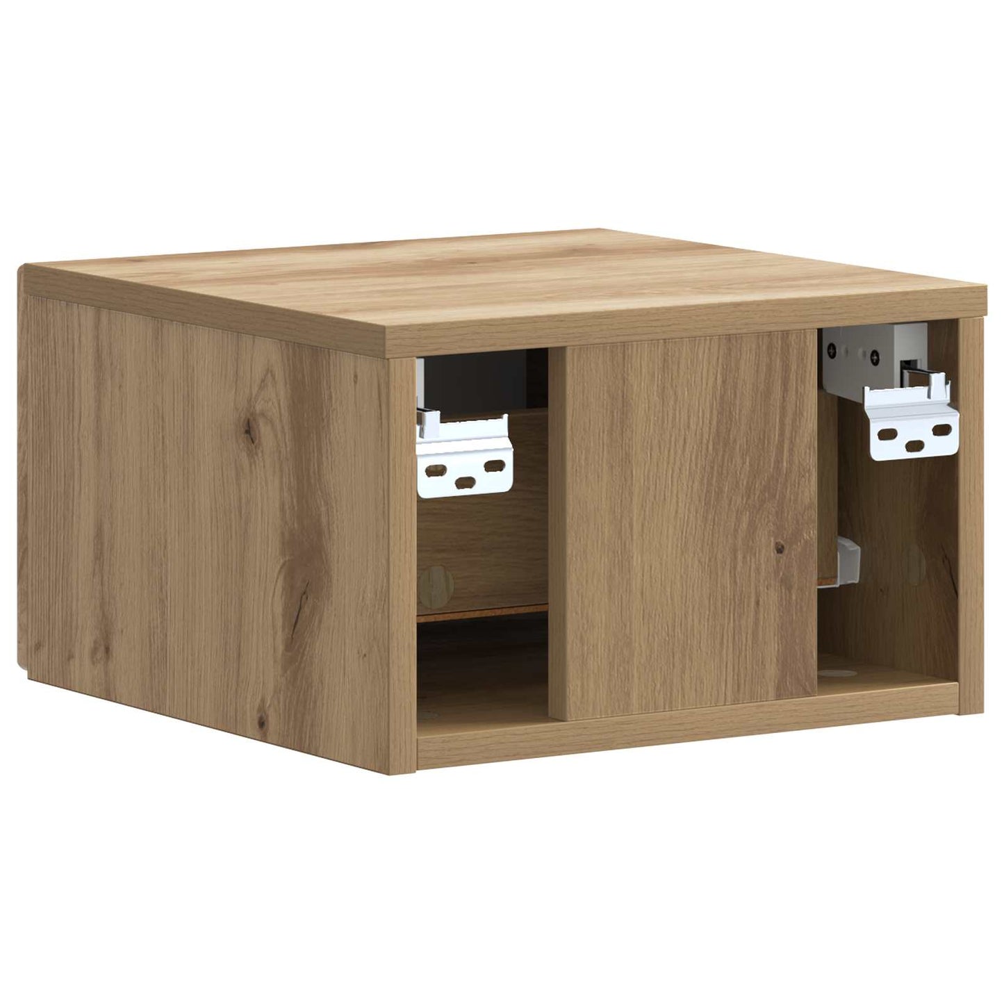 vidaXL Τοίχου Κρεμαστό Κομοδίνο 2 τμχ. Artisan Δρυς 33 x 34,5 x 20 εκ