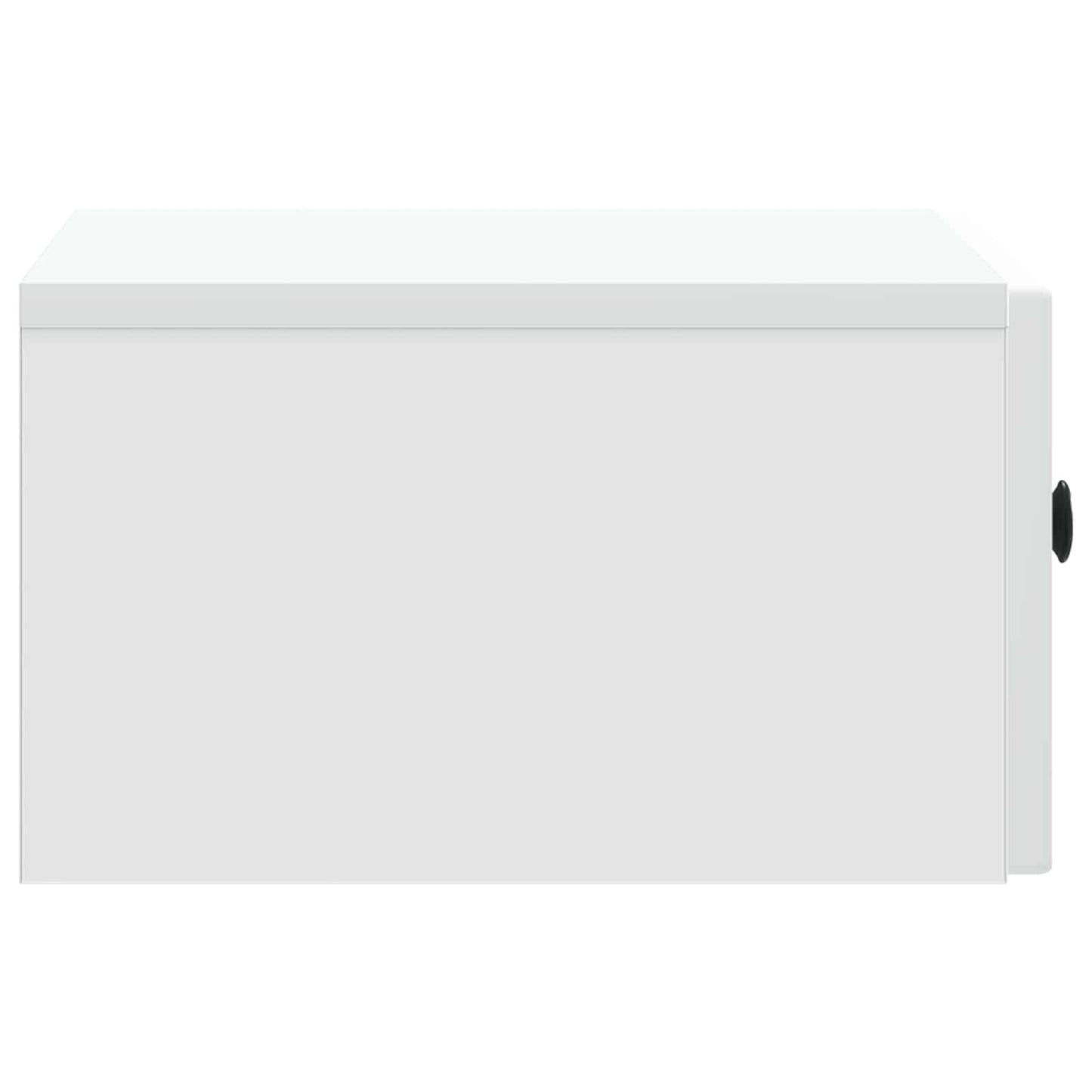 vidaXL Κομοδίνο με συρτάρι Λευκό 49 x 34,5 x 20 εκ. Επεξεργασμένο Ξύλο