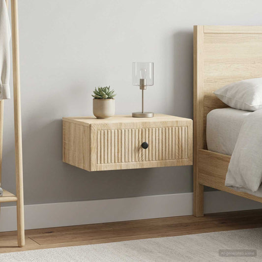 vidaXL Κομοδίνο 2 τμχ. Sonoma Δρυς 49 x 34,5 x 20 εκ.