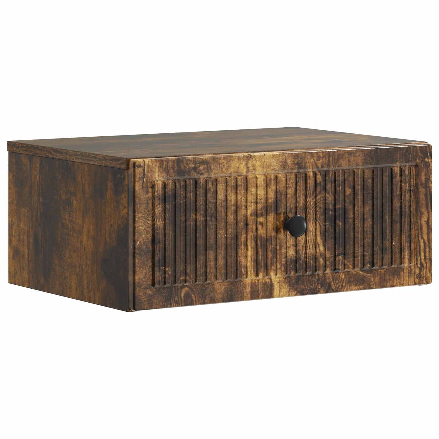vidaXL Κομοδίνο 2 τμχ. Καπνισμένο Ξύλο Δρυός 49 x 34,5 x 20 εκ.