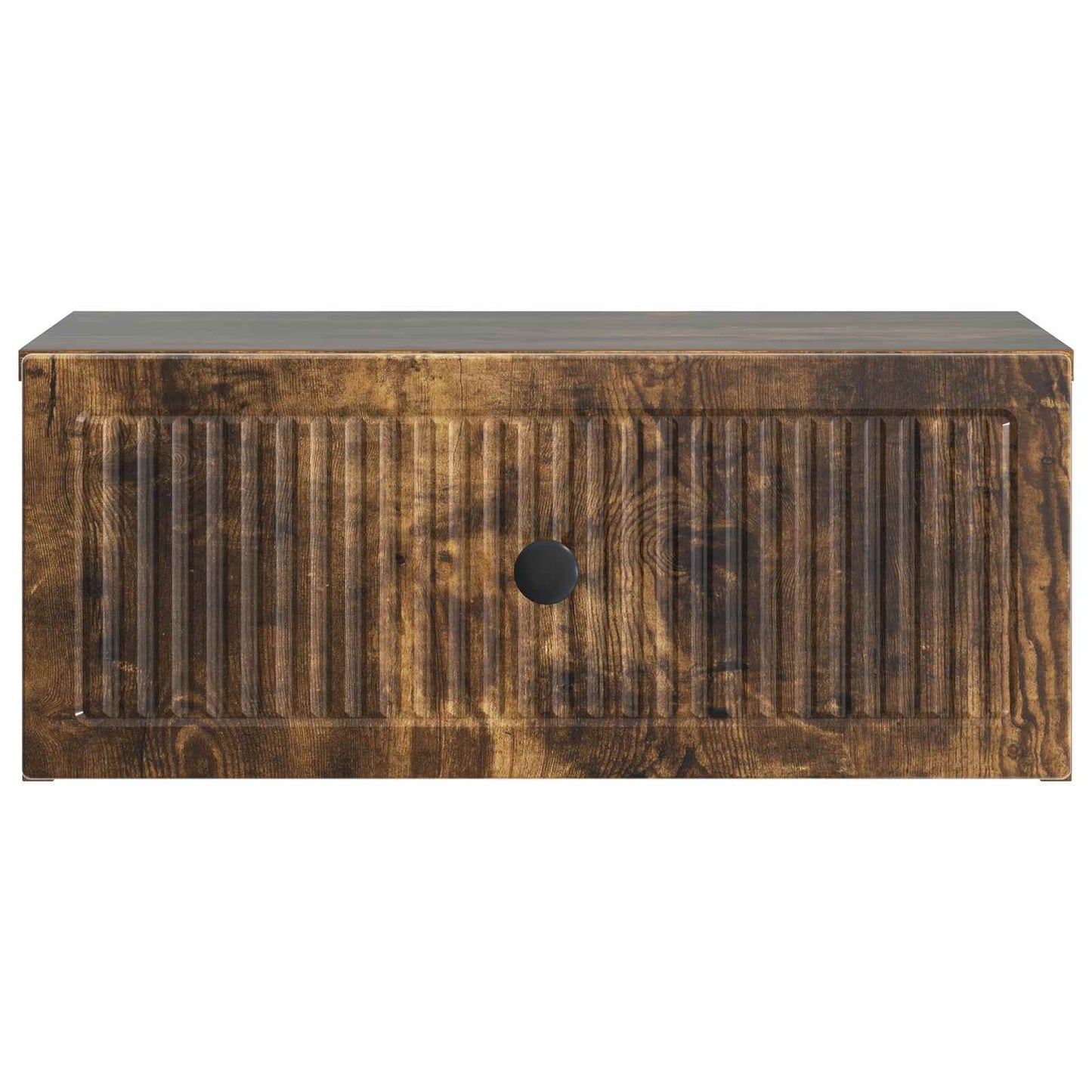 vidaXL Κομοδίνο 2 τμχ. Καπνισμένο Ξύλο Δρυός 49 x 34,5 x 20 εκ.