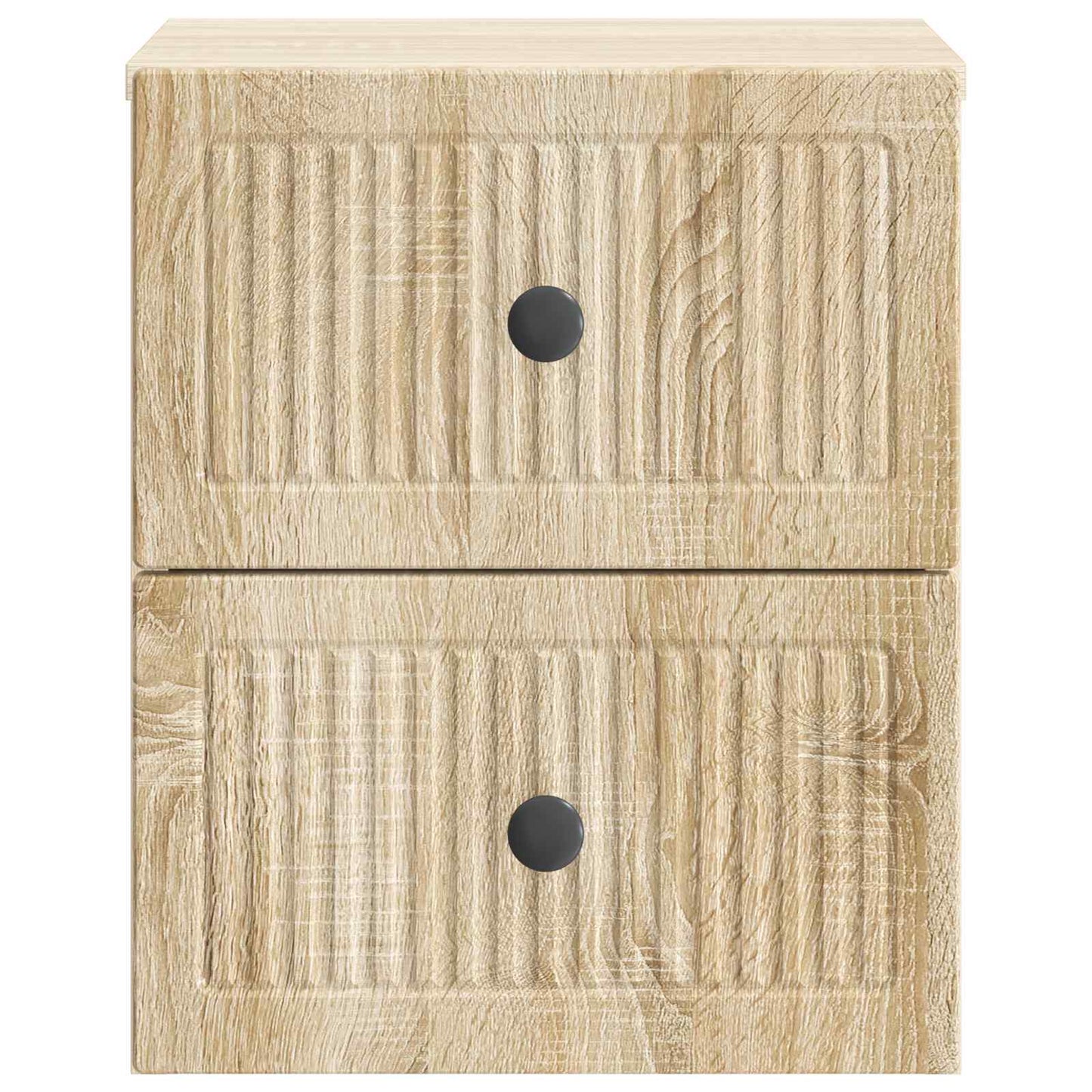 vidaXL Τοίχου Κρεμαστό Κομοδίνο Sonoma Δρυς 33 x 34,5 x 40 εκ
