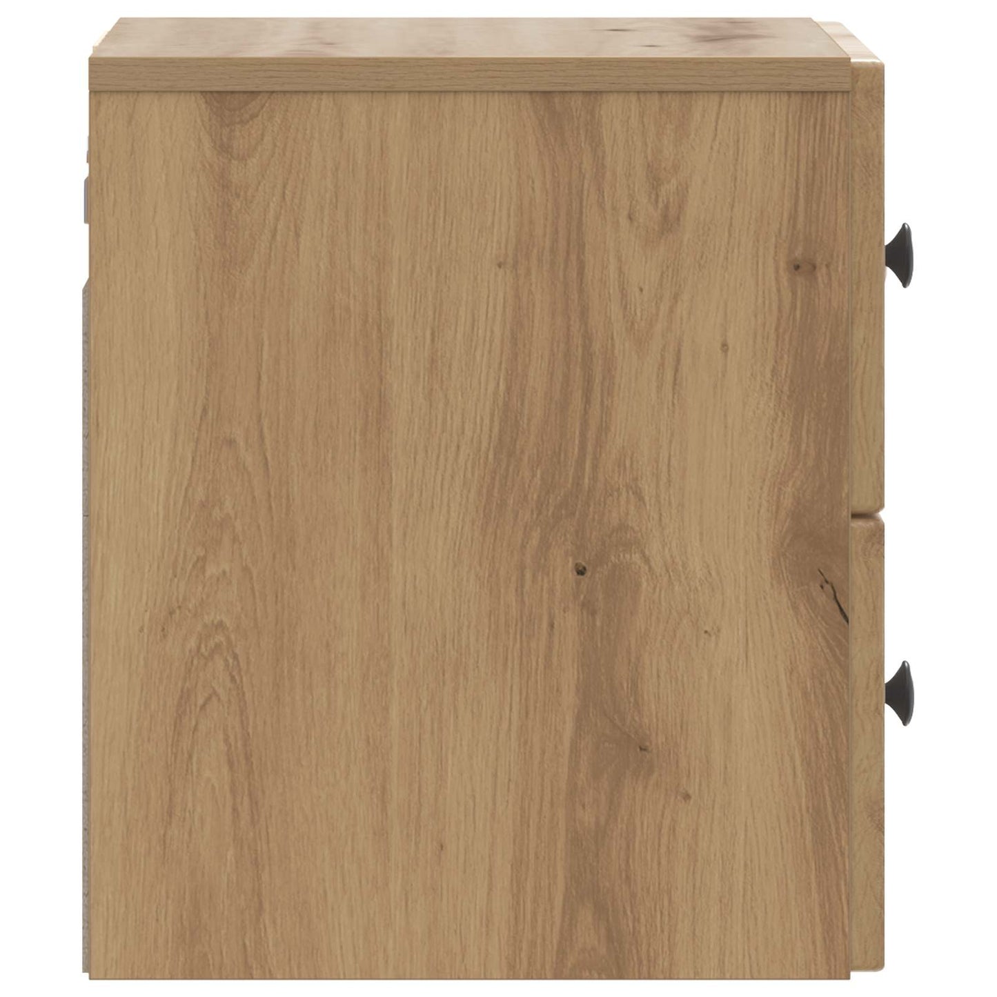 vidaXL Τοίχου Κρεμαστό Κομοδίνο 2 τμχ. Artisan Δρυς 33 x 34,5 x 40 εκ