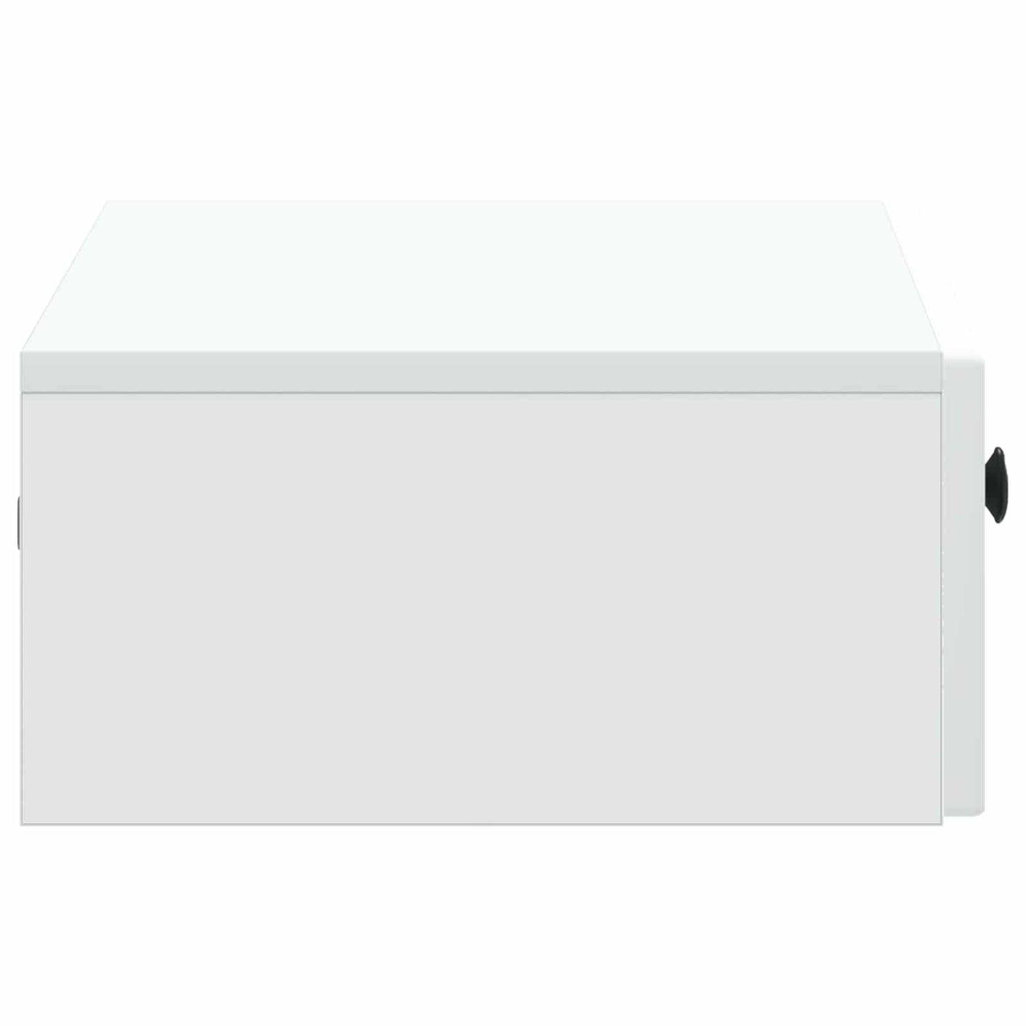 vidaXL Τραπεζάκι Τοίχου Λευκό 59 x 34,5 x 17 εκ. Επεξεργασμένο Ξύλο