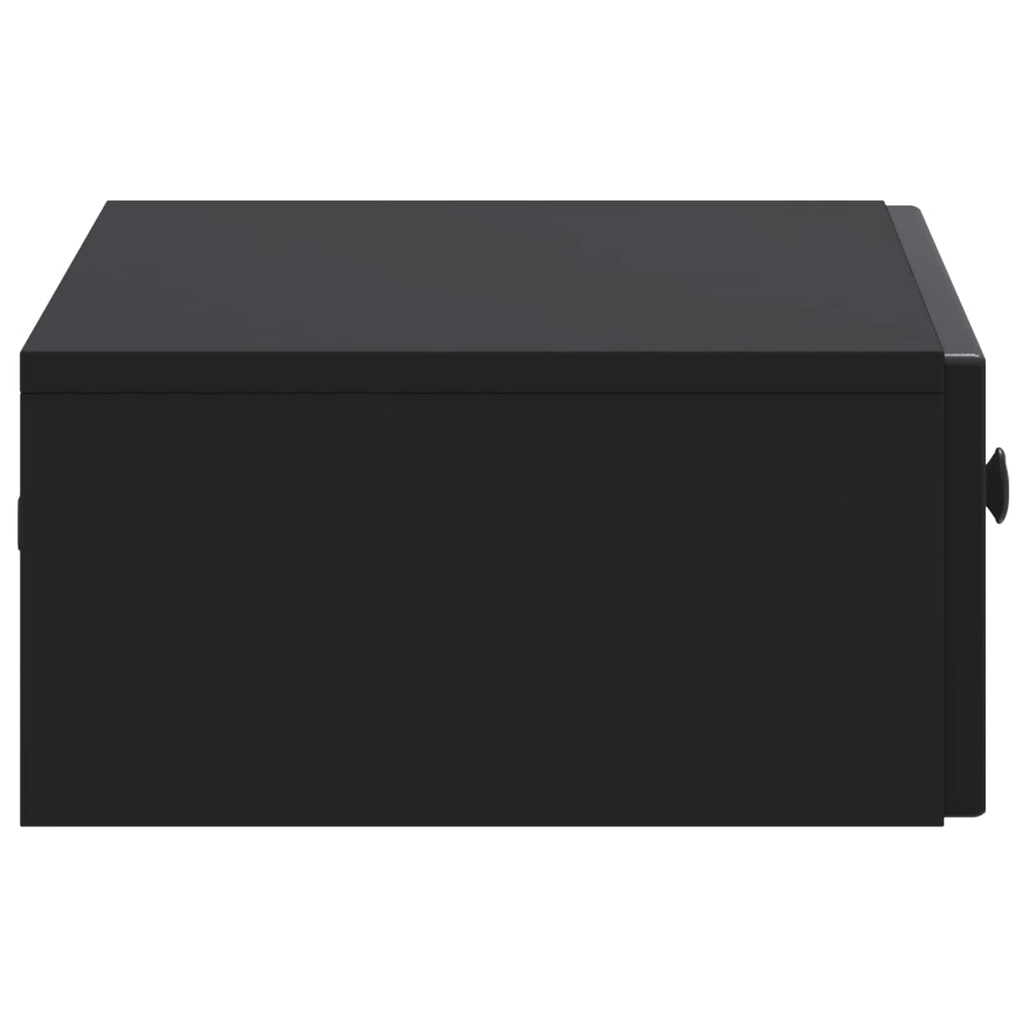 vidaXL Τραπεζάκι Τοίχου Μαύρο 59 x 34,5 x 17 εκ. Επεξεργασμένο Ξύλο