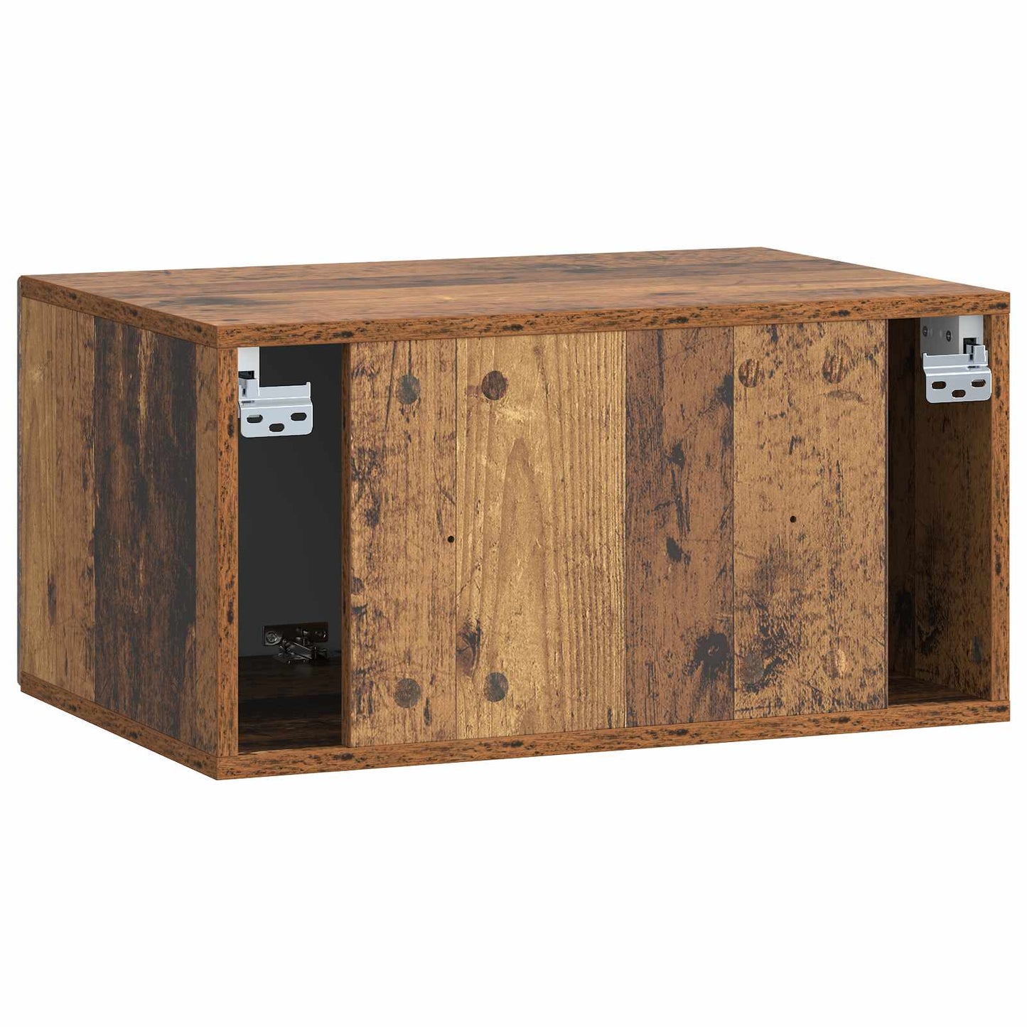 vidaXL Τοποθετούμενος στον τοίχο τηλεοπτικός ερμάριος Παλαιωμένο ξύλο