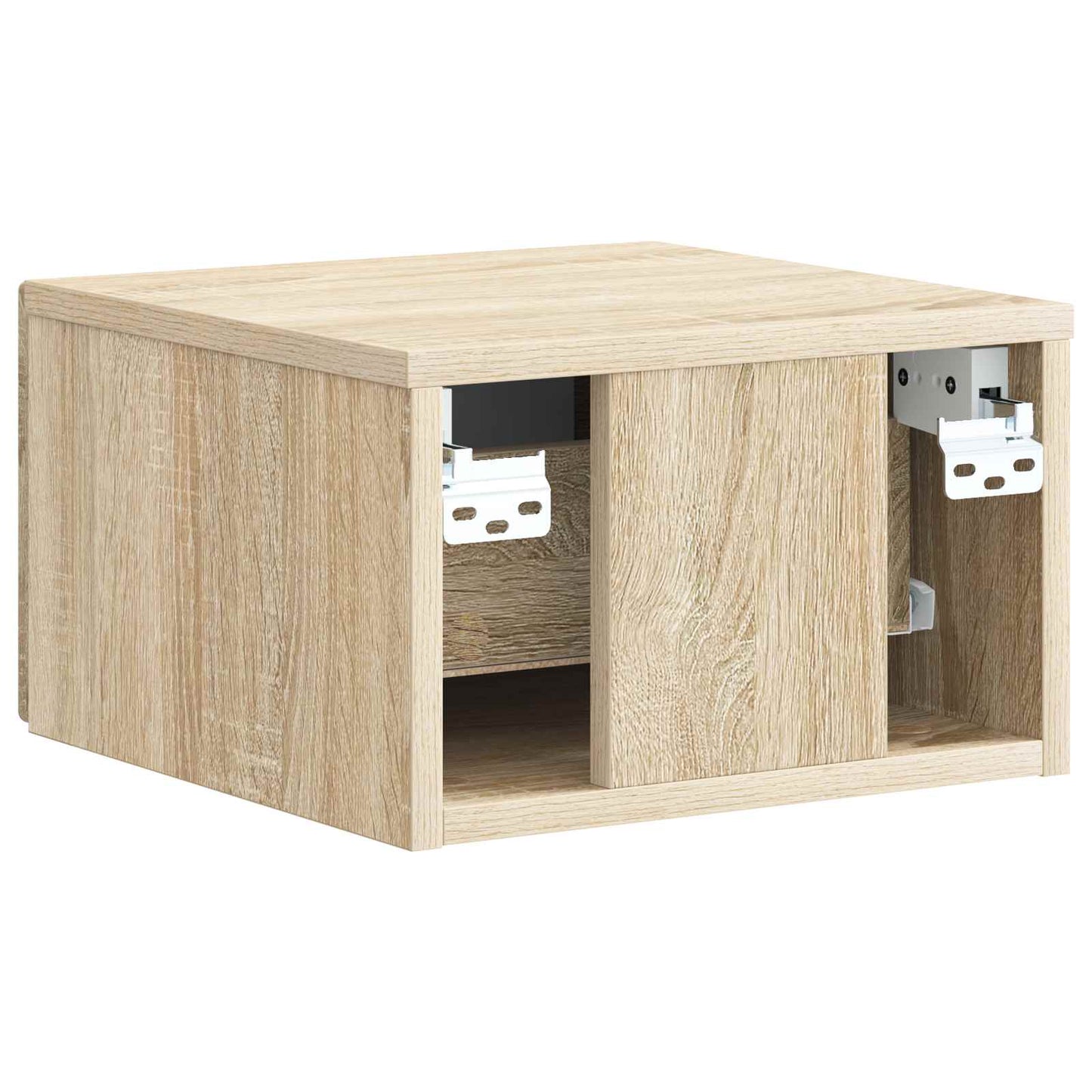 vidaXL Τοίχου Κρεμαστό Κομοδίνο Sonoma Δρυς 33 x 34,5 x 20 εκ