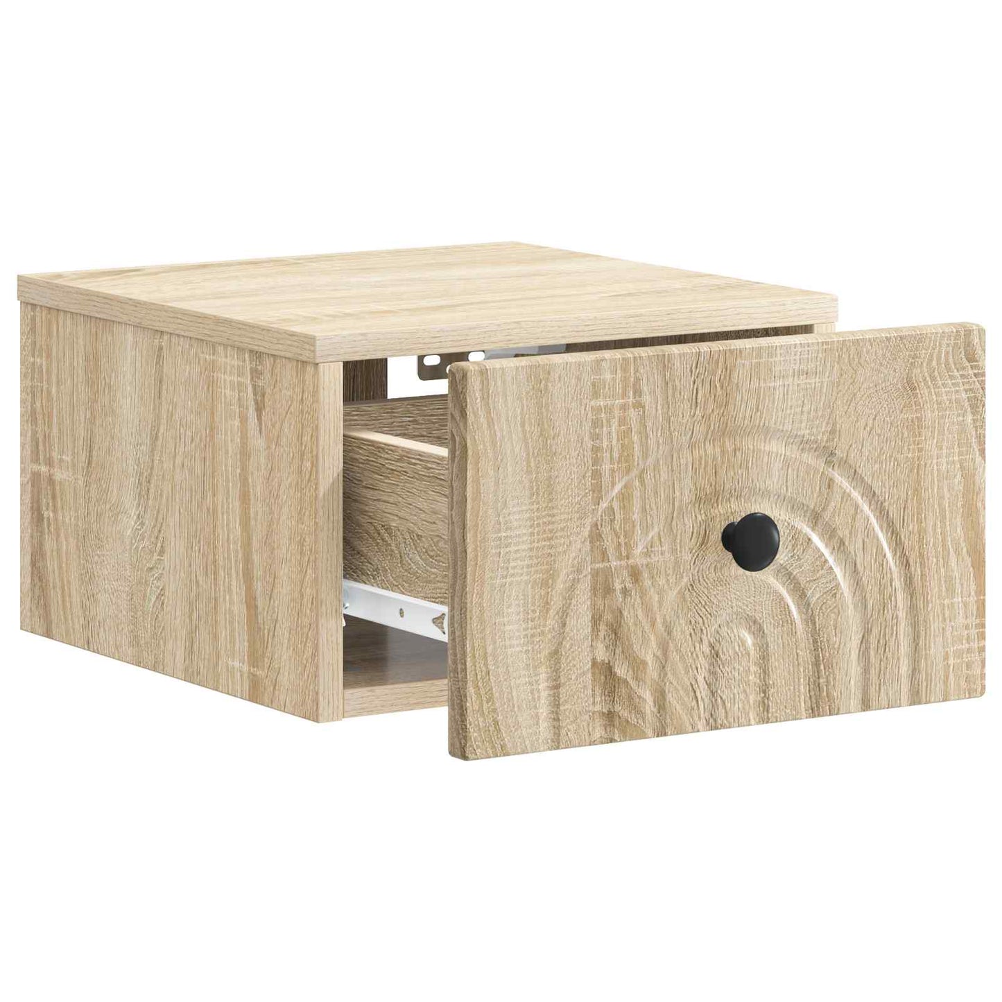 vidaXL Τοίχου Κρεμαστό Κομοδίνο 2 τμχ. Sonoma Δρυς 33 x 34,5 x 20 εκ