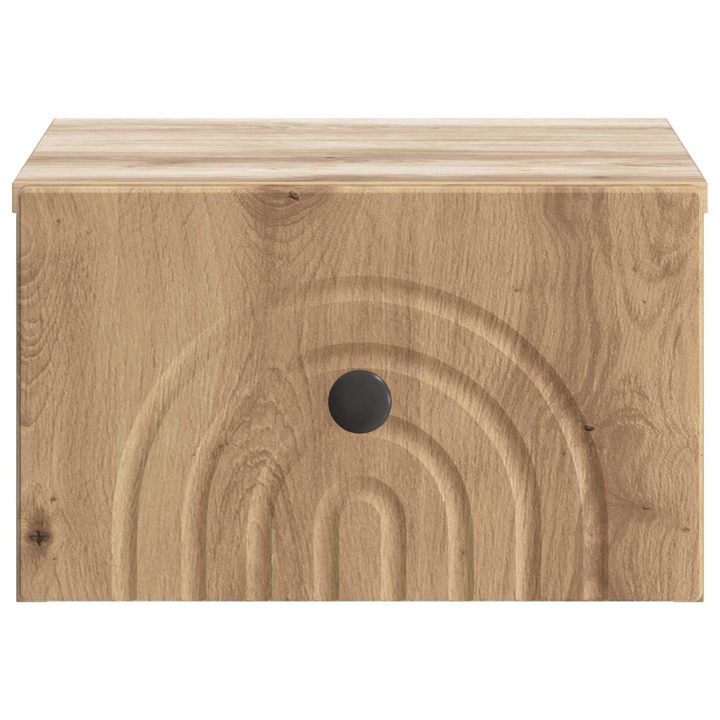 vidaXL Τοίχου Κρεμαστό Κομοδίνο Artisan Δρυς 33 x 34,5 x 20 εκ