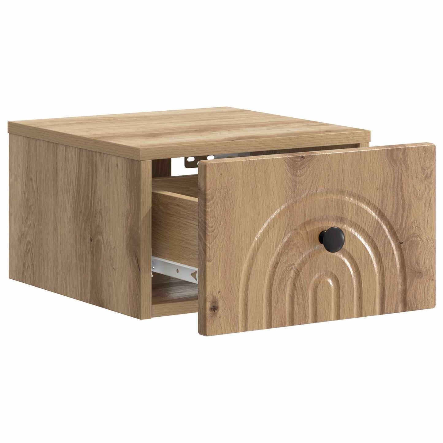 vidaXL Τοίχου Κρεμαστό Κομοδίνο 2 τμχ. Artisan Δρυς 33 x 34,5 x 20 εκ