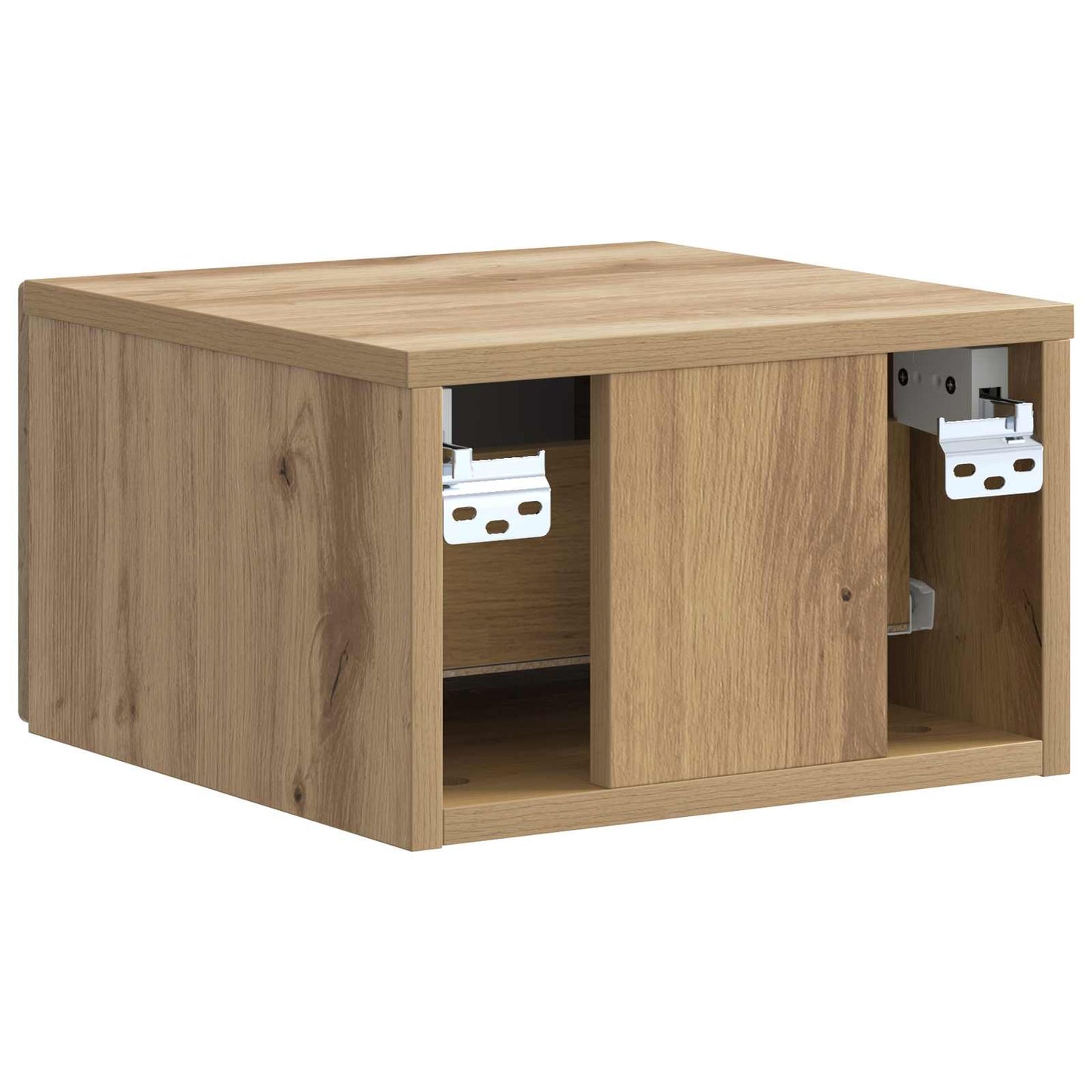 vidaXL Τοίχου Κρεμαστό Κομοδίνο 2 τμχ. Artisan Δρυς 33 x 34,5 x 20 εκ