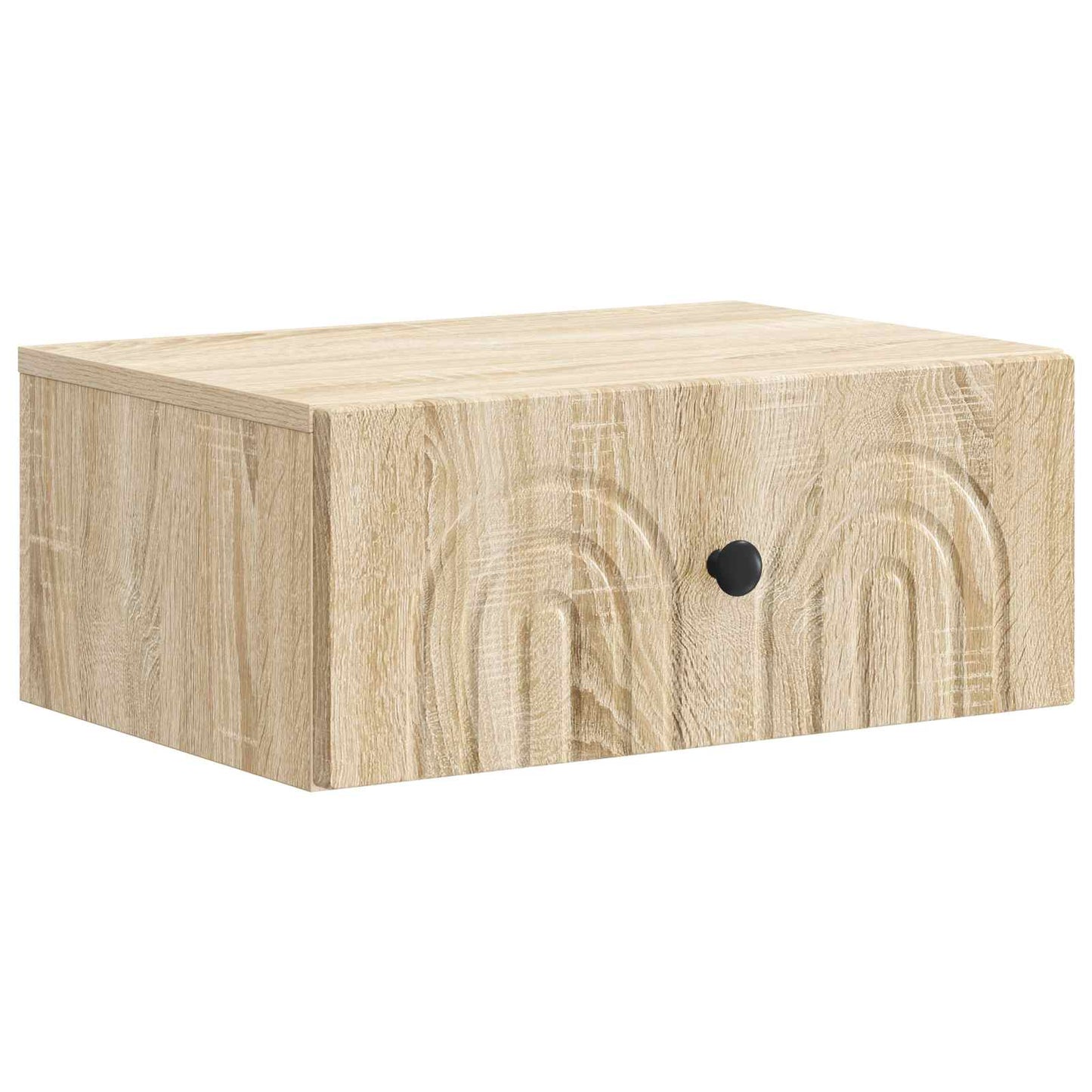 vidaXL Τοίχου Κρεμαστό Κομοδίνο Sonoma Δρυς 49 x 34,5 x 20 εκ.