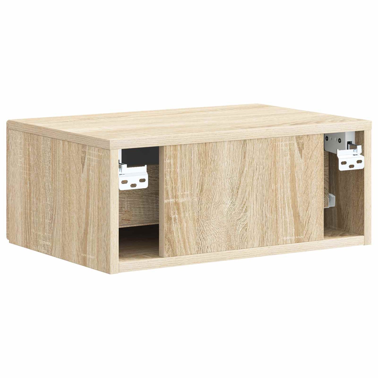 vidaXL Τοίχου Κρεμαστό Κομοδίνο Sonoma Δρυς 49 x 34,5 x 20 εκ.