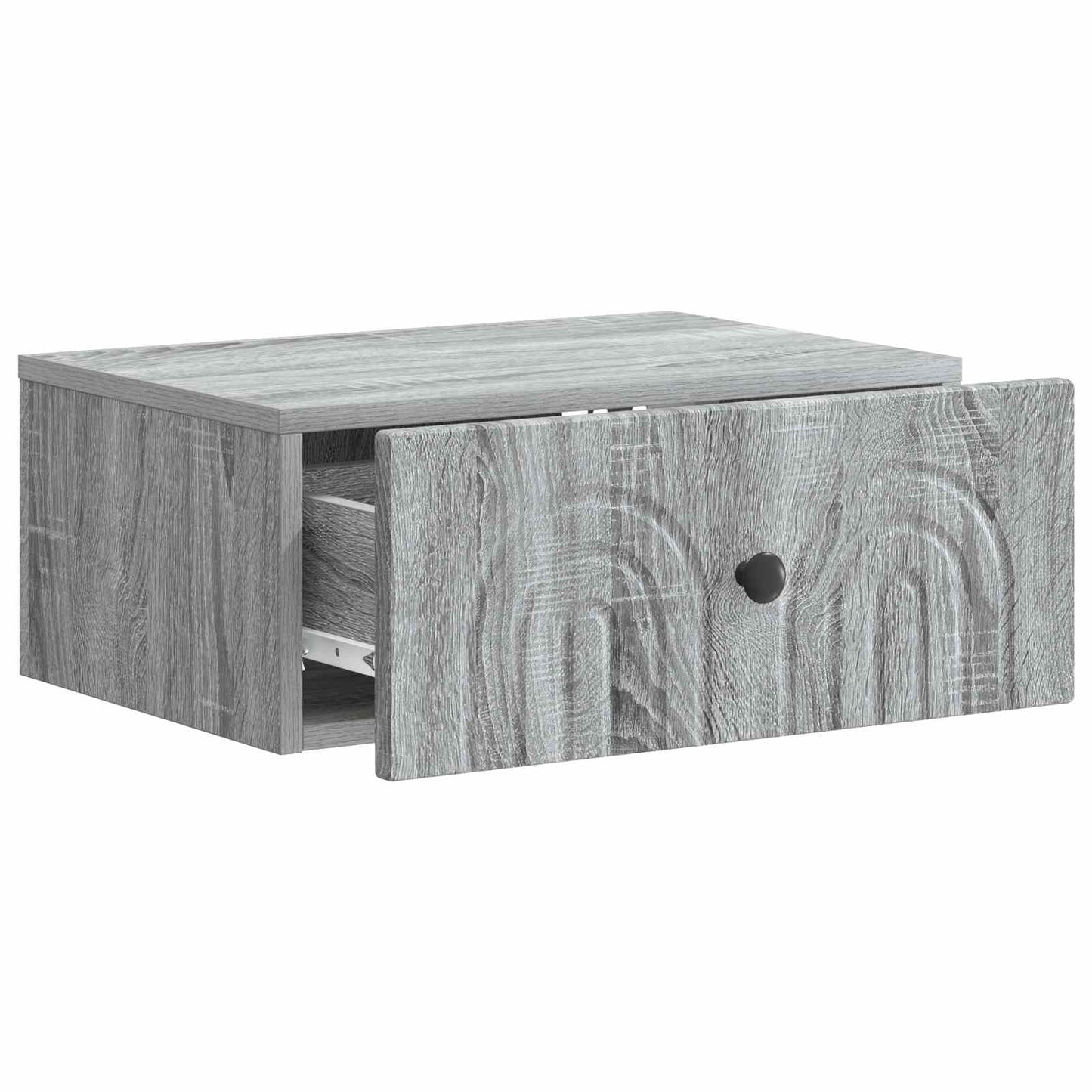 vidaXL Τοίχου Κρεμαστό Κομοδίνο Γκρι Sonoma 49 x 34,5 x 20 εκ.