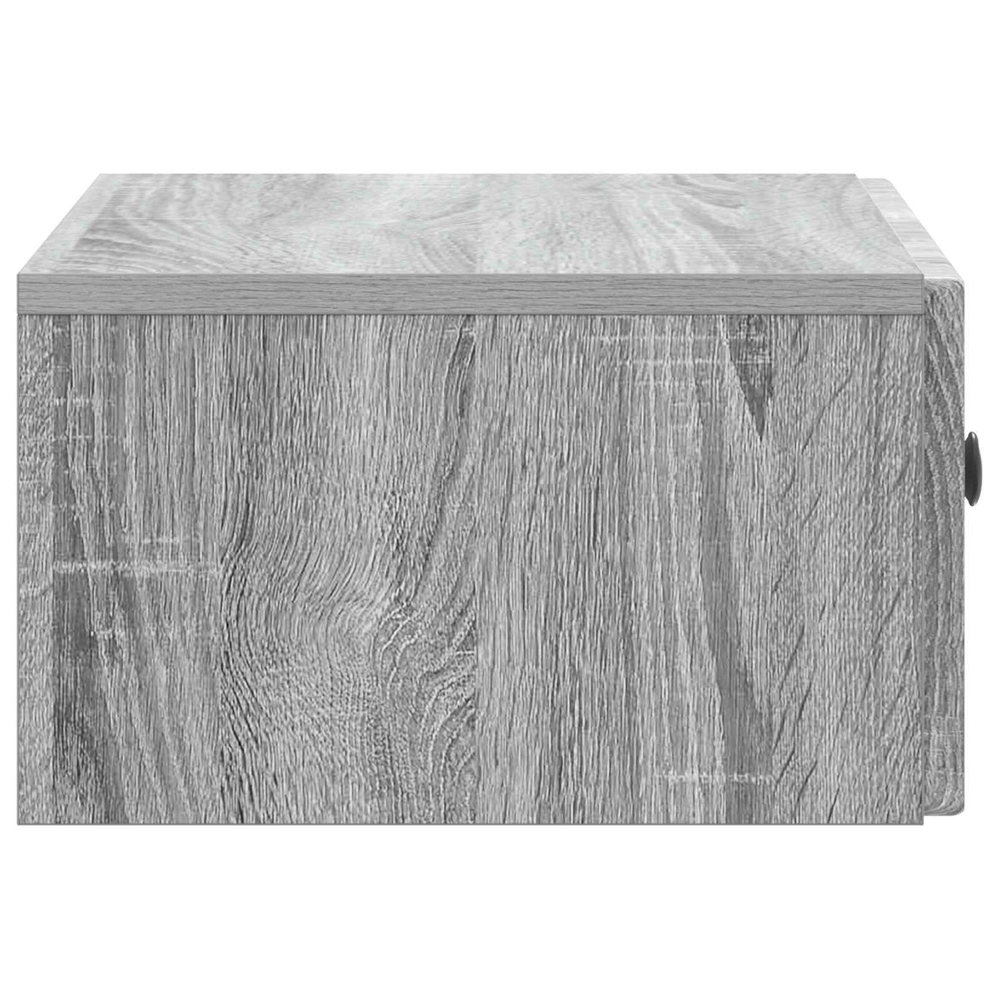 vidaXL Τοίχου Κρεμαστό Κομοδίνο Γκρι Sonoma 49 x 34,5 x 20 εκ.