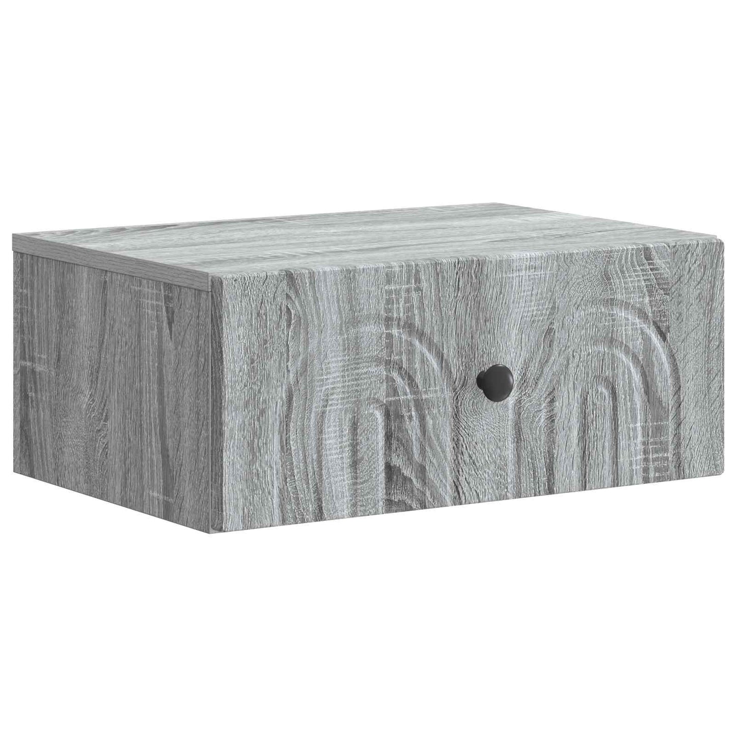 vidaXL Τοίχου Κρεμαστό Κομοδίνο 2 τμχ. Γκρι Sonoma 49 x 34,5 x 20 εκ.