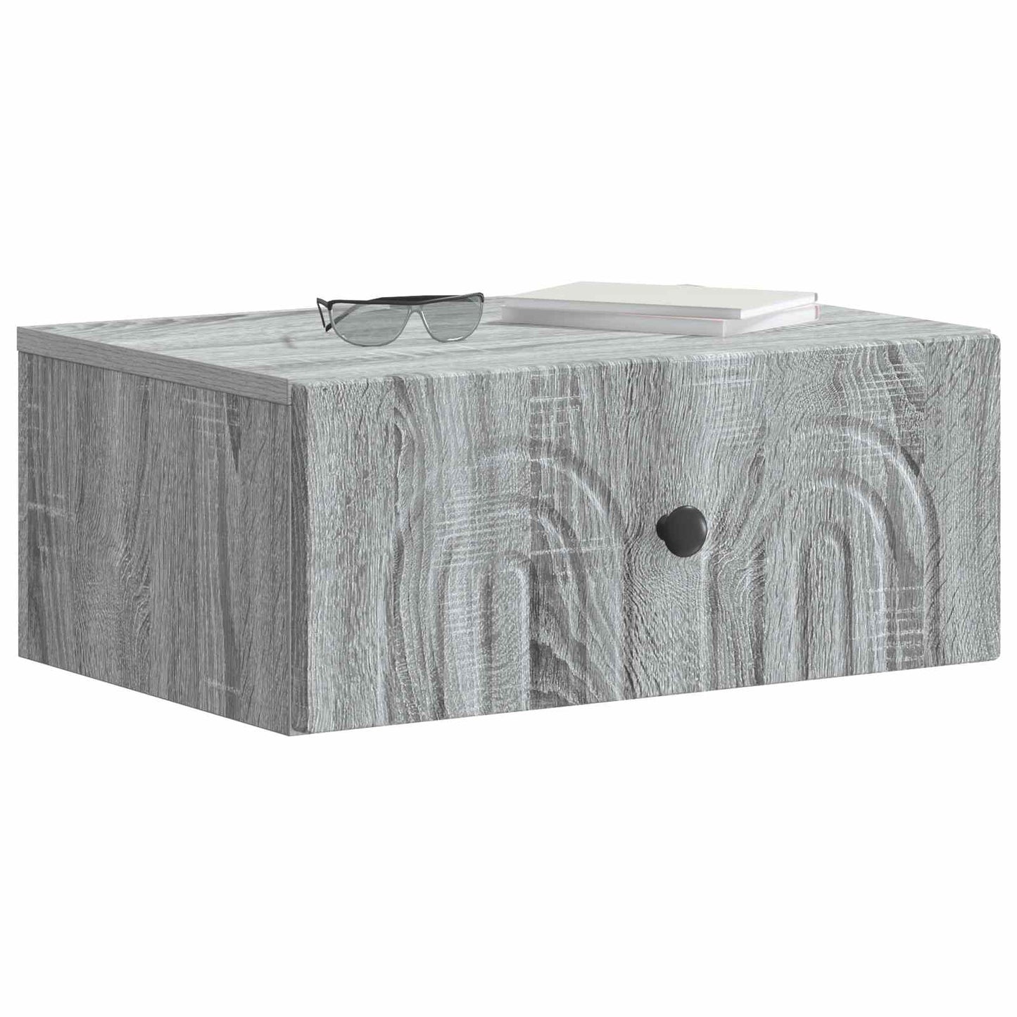 vidaXL Τοίχου Κρεμαστό Κομοδίνο 2 τμχ. Γκρι Sonoma 49 x 34,5 x 20 εκ.