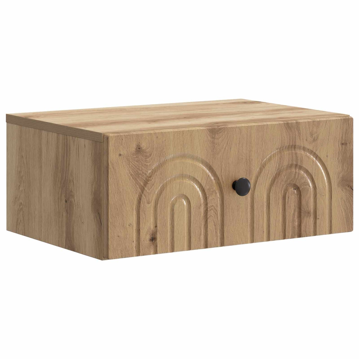 vidaXL Τοίχου Κρεμαστό Κομοδίνο 2 τμχ. Artisan Δρυς 49 x 34,5 x 20 εκ.
