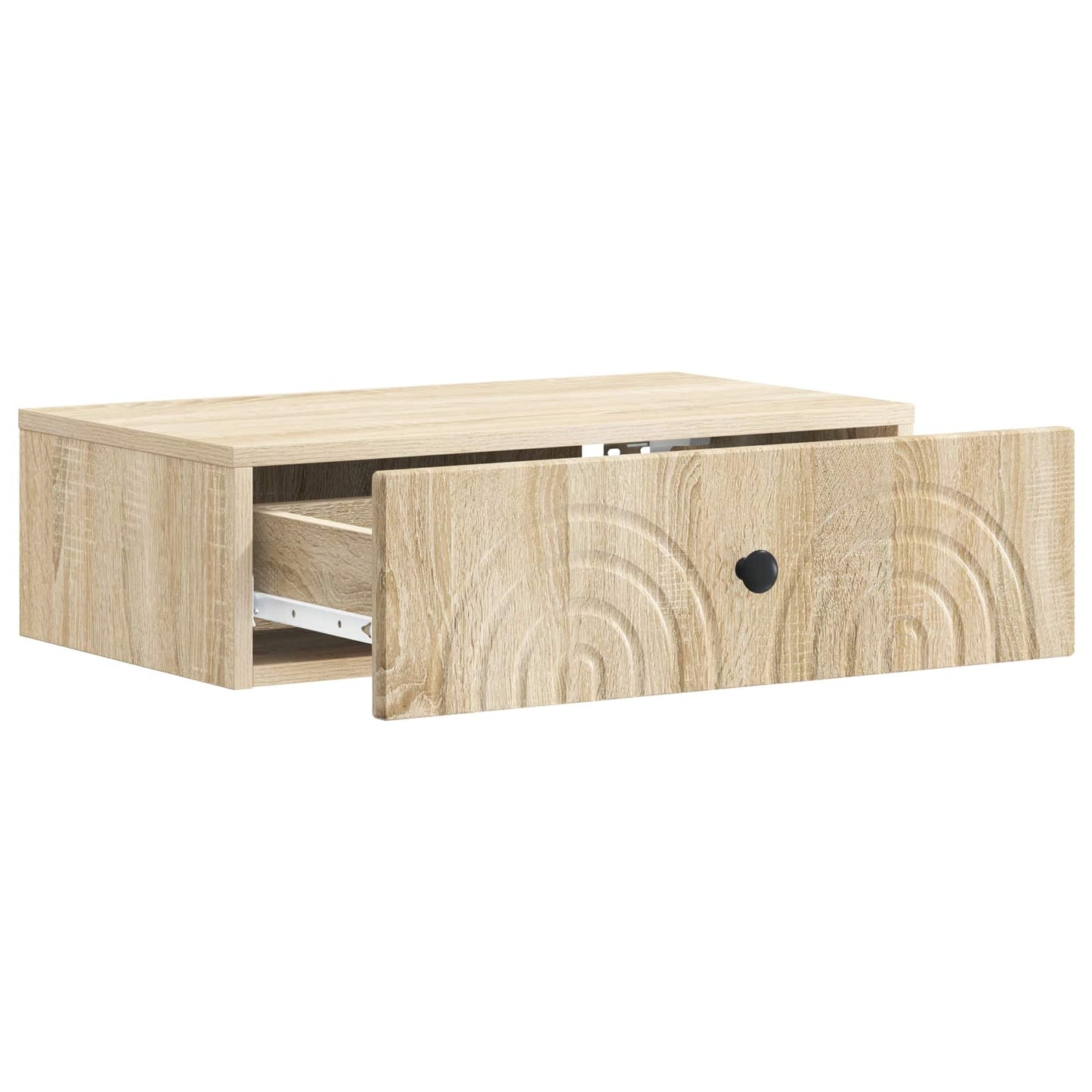 vidaXL Τραπεζάκι Τοίχου 59 x 34,5 x 17 εκ. Επεξεργασμένο Ξύλο