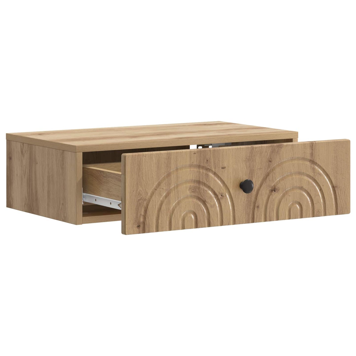 vidaXL Τραπεζάκι Τοίχου 59 x 34,5 x 17 εκ. Επεξεργασμένο Ξύλο