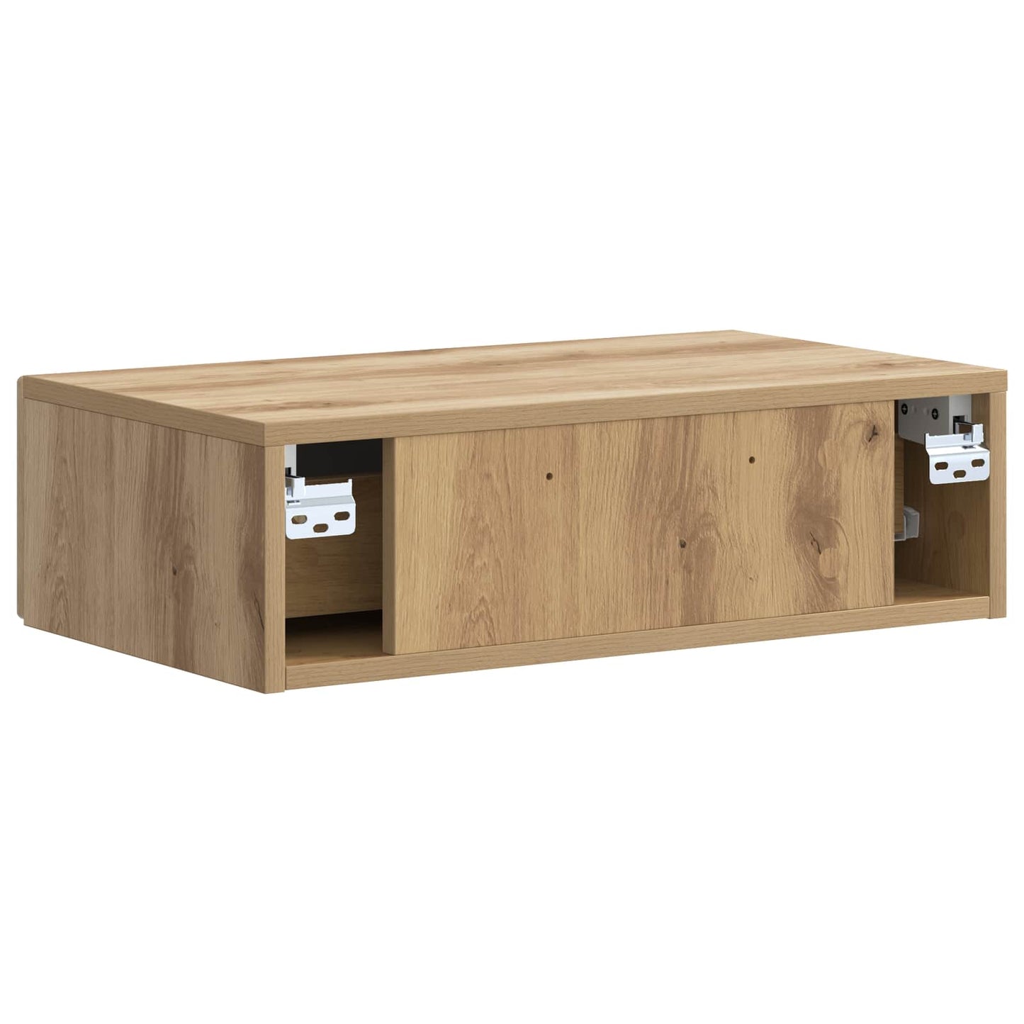 vidaXL Τραπεζάκι Τοίχου 59 x 34,5 x 17 εκ. Επεξεργασμένο Ξύλο