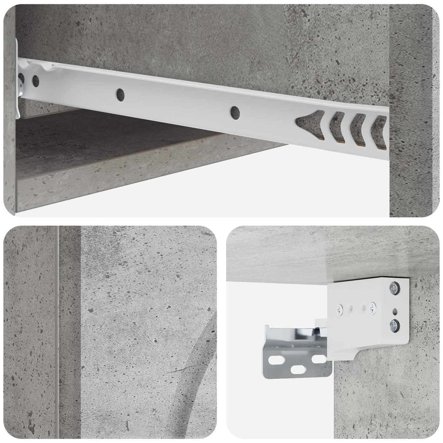 vidaXL Τραπεζάκι Τοίχου 87,5 x 34,5 x 17 εκ. Επεξεργασμένο Ξύλο