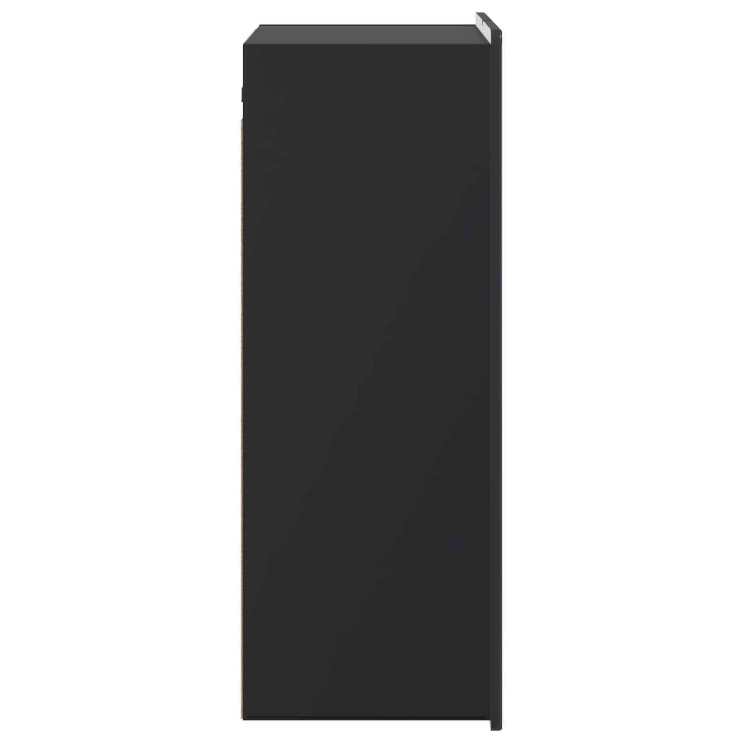 vidaXL Τοίχου Ντουλάπα Μαύρο 66 x 34,5 x 92 εκ. Επεξεργασμένο Ξύλο