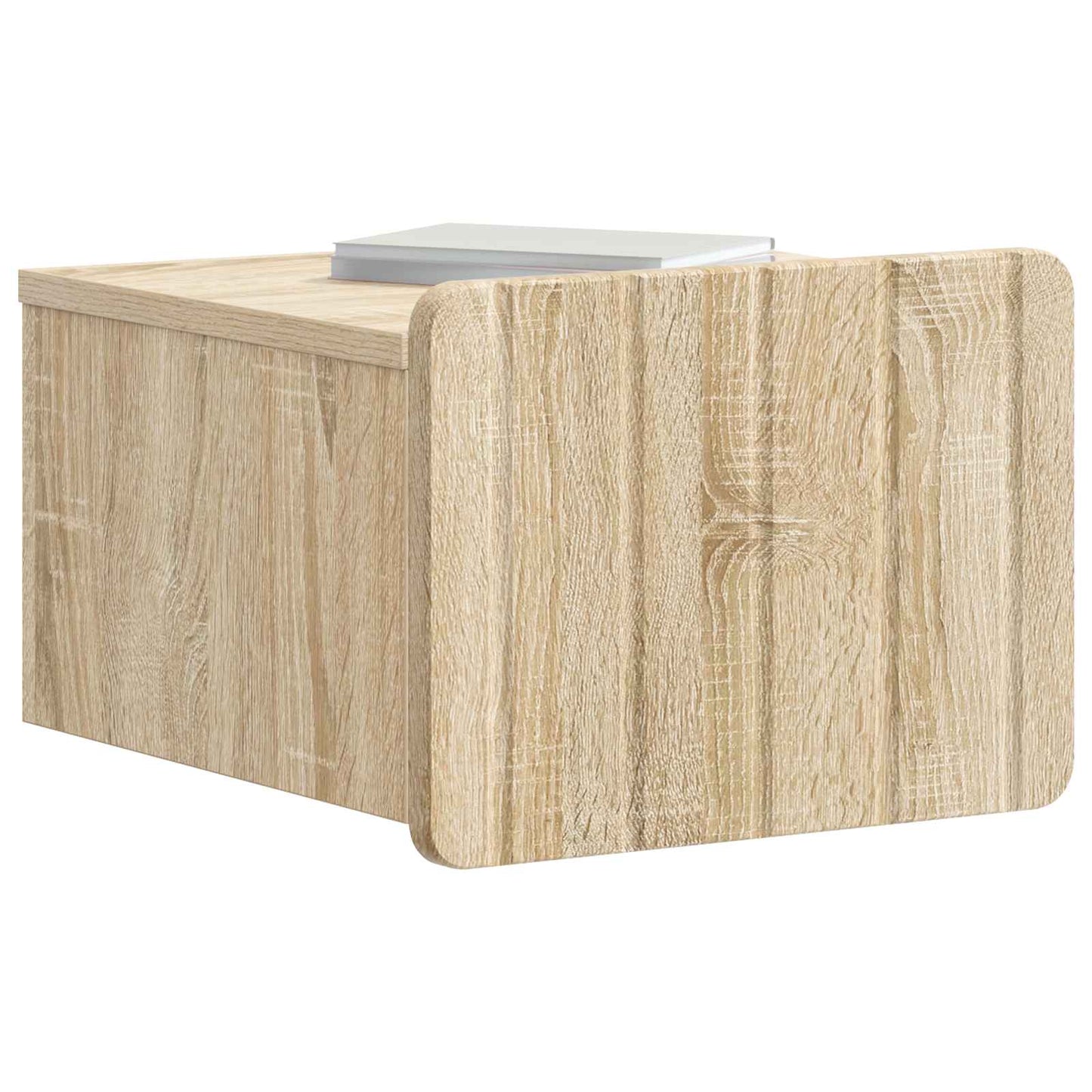 vidaXL Τοίχου Κρεμαστό Κομοδίνο 2 τμχ. Sonoma Δρυς 33 x 34,5 x 24 εκ.