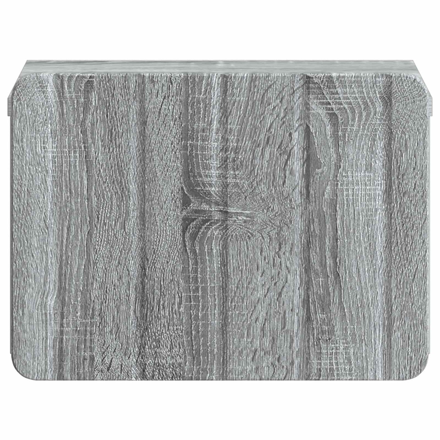 vidaXL Τοίχου Κρεμαστό Κομοδίνο 2 τμχ. Γκρι Sonoma 33 x 34,5 x 24 εκ.
