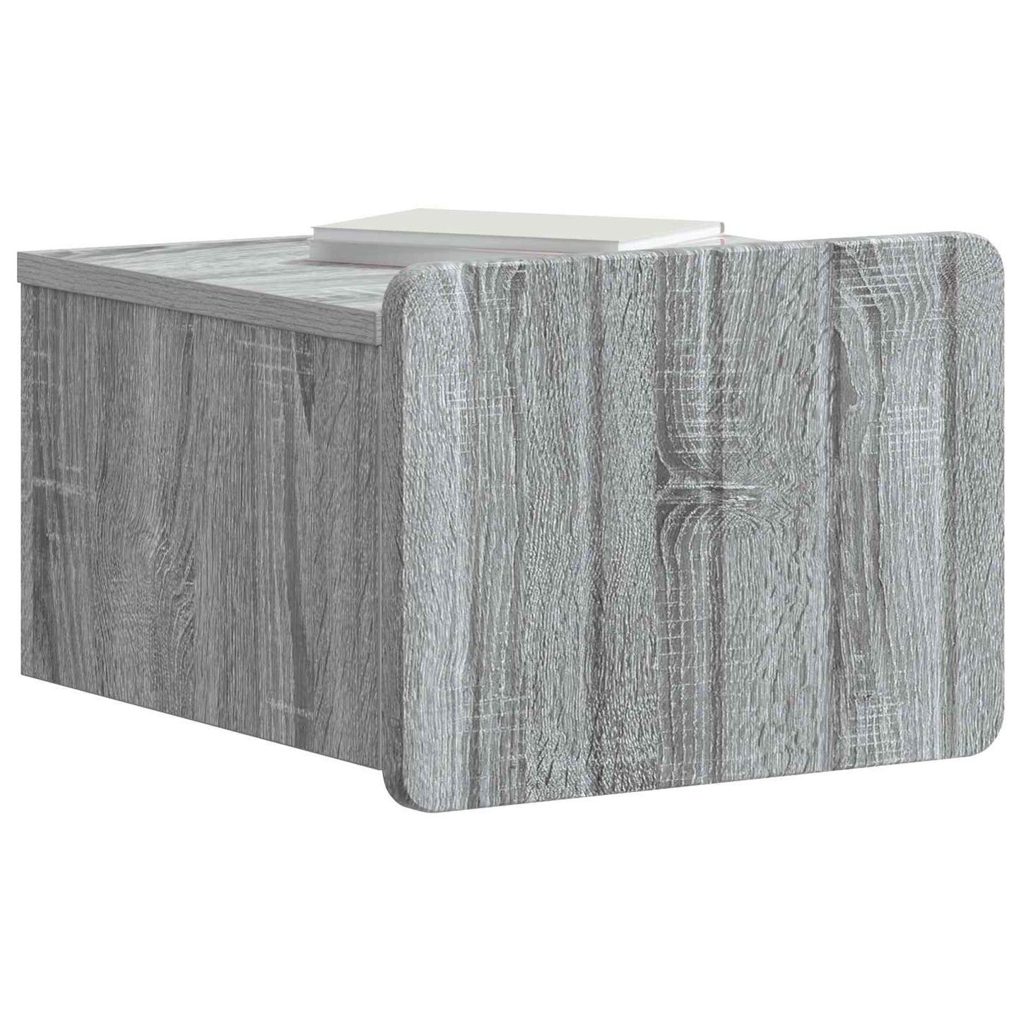 vidaXL Τοίχου Κρεμαστό Κομοδίνο 2 τμχ. Γκρι Sonoma 33 x 34,5 x 24 εκ.