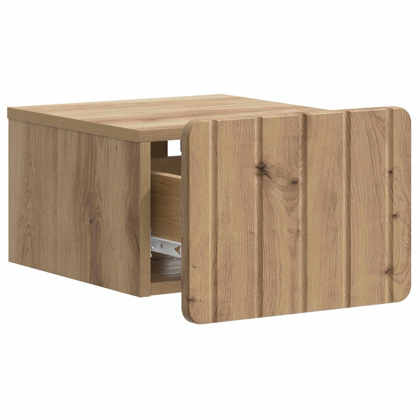 vidaXL Τοίχου Κρεμαστό Κομοδίνο 2 τμχ. Artisan Δρυς 33 x 34,5 x 24 εκ.