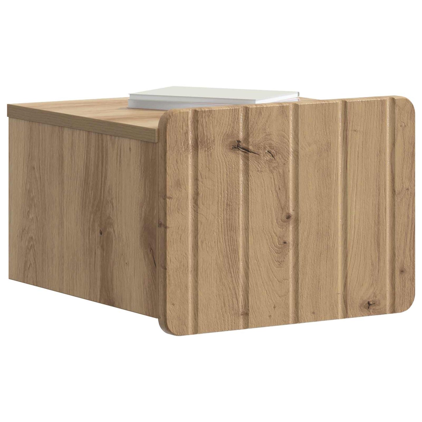 vidaXL Τοίχου Κρεμαστό Κομοδίνο 2 τμχ. Artisan Δρυς 33 x 34,5 x 24 εκ.