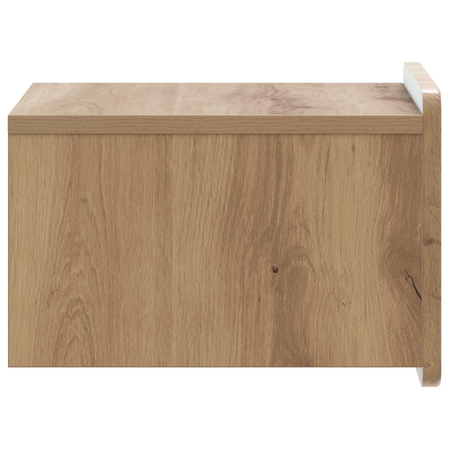 vidaXL Τοίχου Κρεμαστό Κομοδίνο 2 τμχ. Artisan Δρυς 33 x 34,5 x 24 εκ.